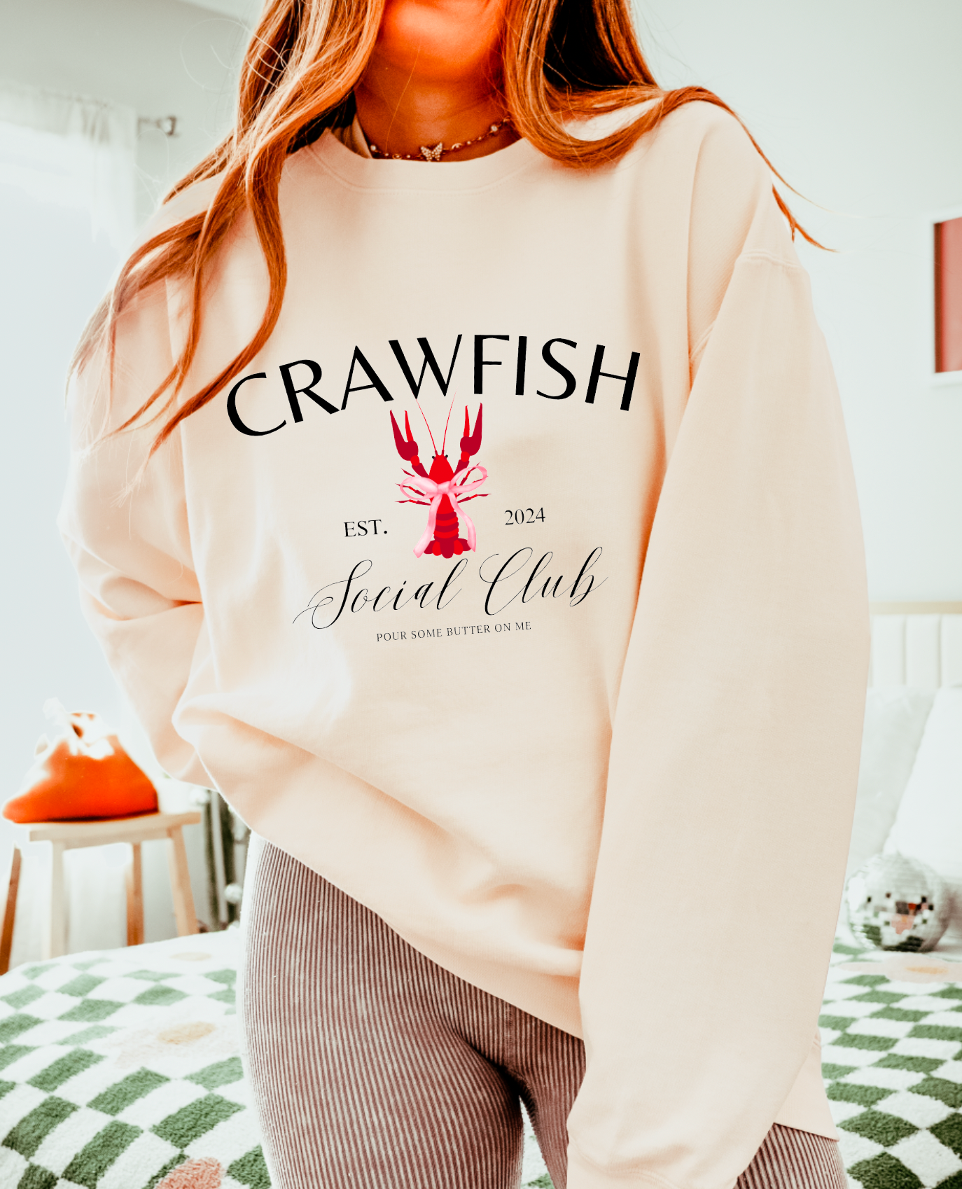 Crawfish Social Club Sweatshirt | Crawfish | Louisiana