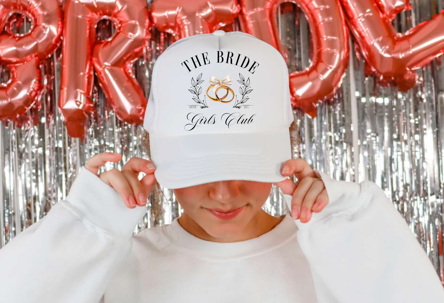 Preppy The Bride Girls Club Trucker Hat | Bride