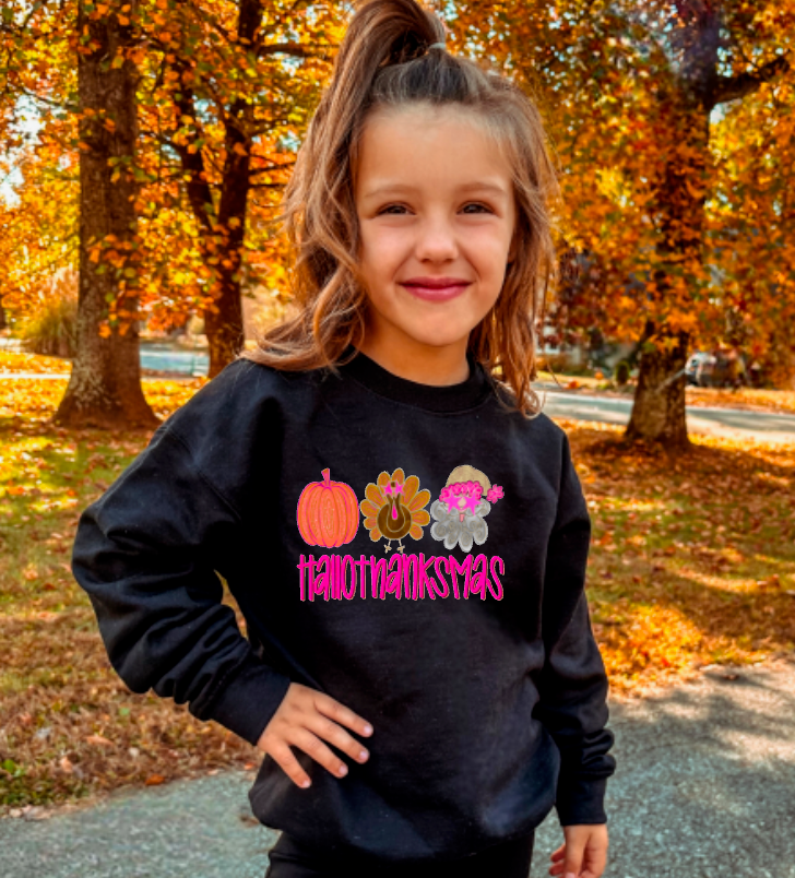 YOUTH Preppy Hallothanksmas Long Sleeve