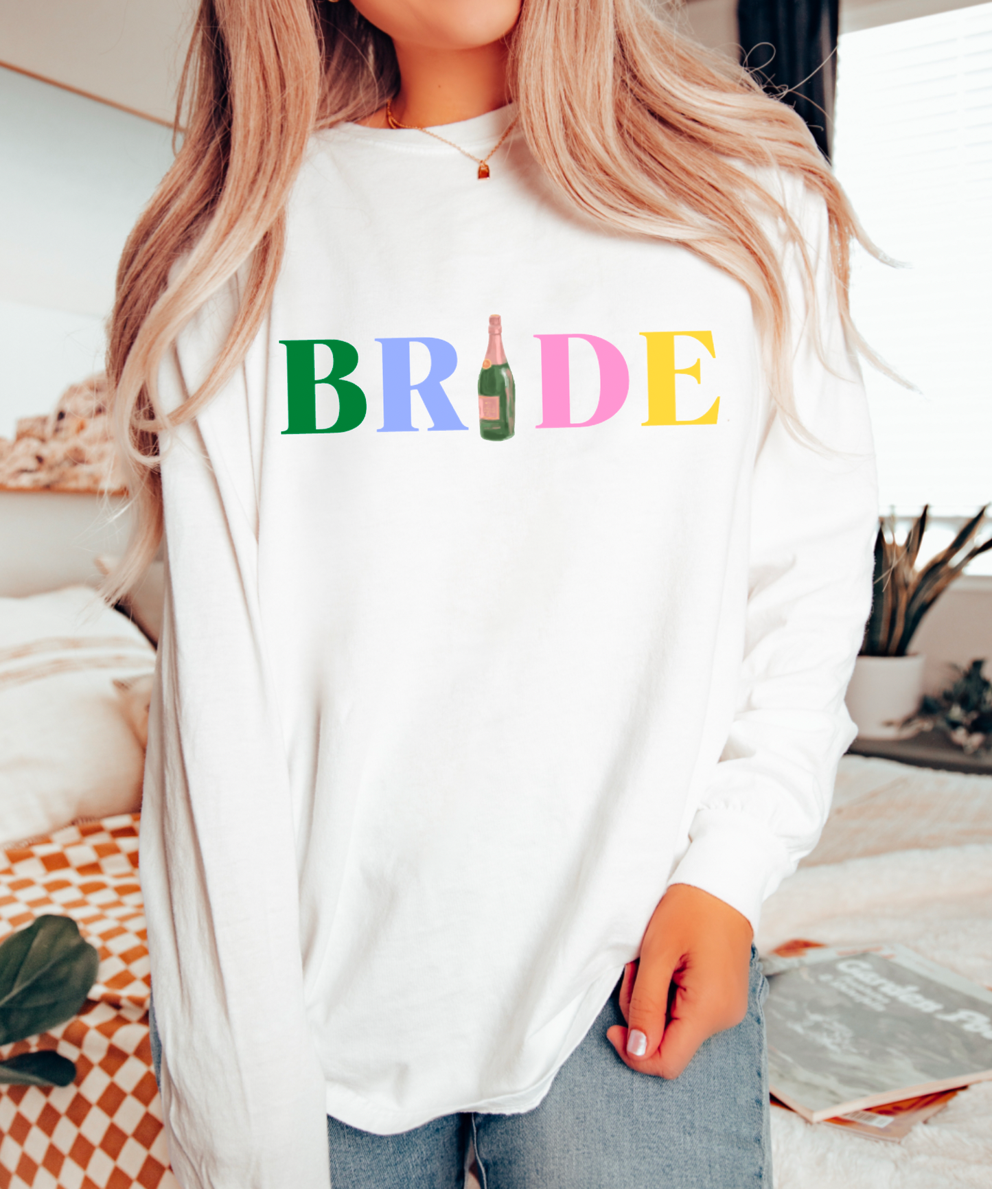Preppy Bride Gildan Long Sleeve Tee