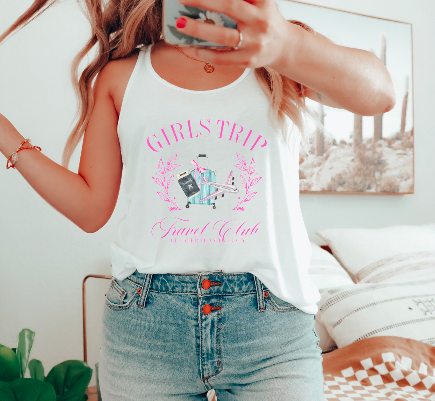 Girls Trip Travel Club Tank Top | Girls Trip 2024