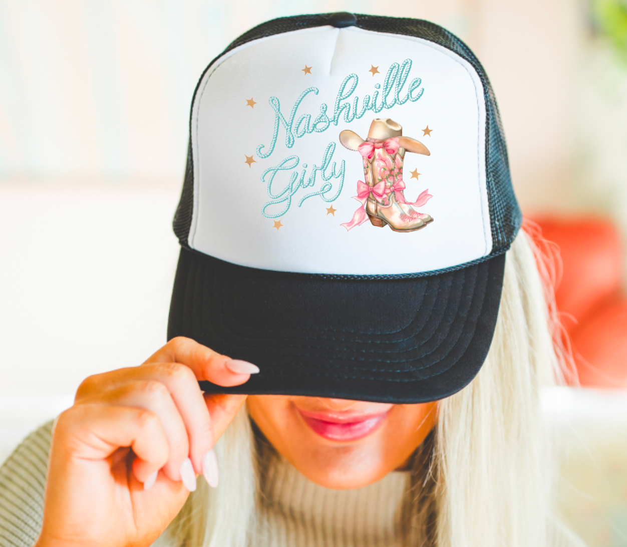 Coquette Western Nashville Girly Trucker Hat | Tennessee