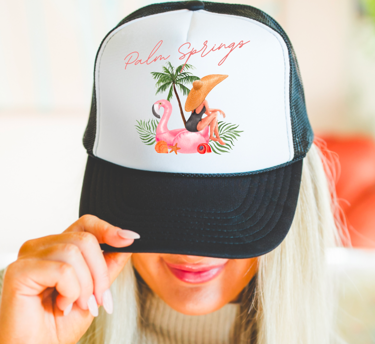 Preppy Palm Springs Trucker Hat | Preppy | Summer