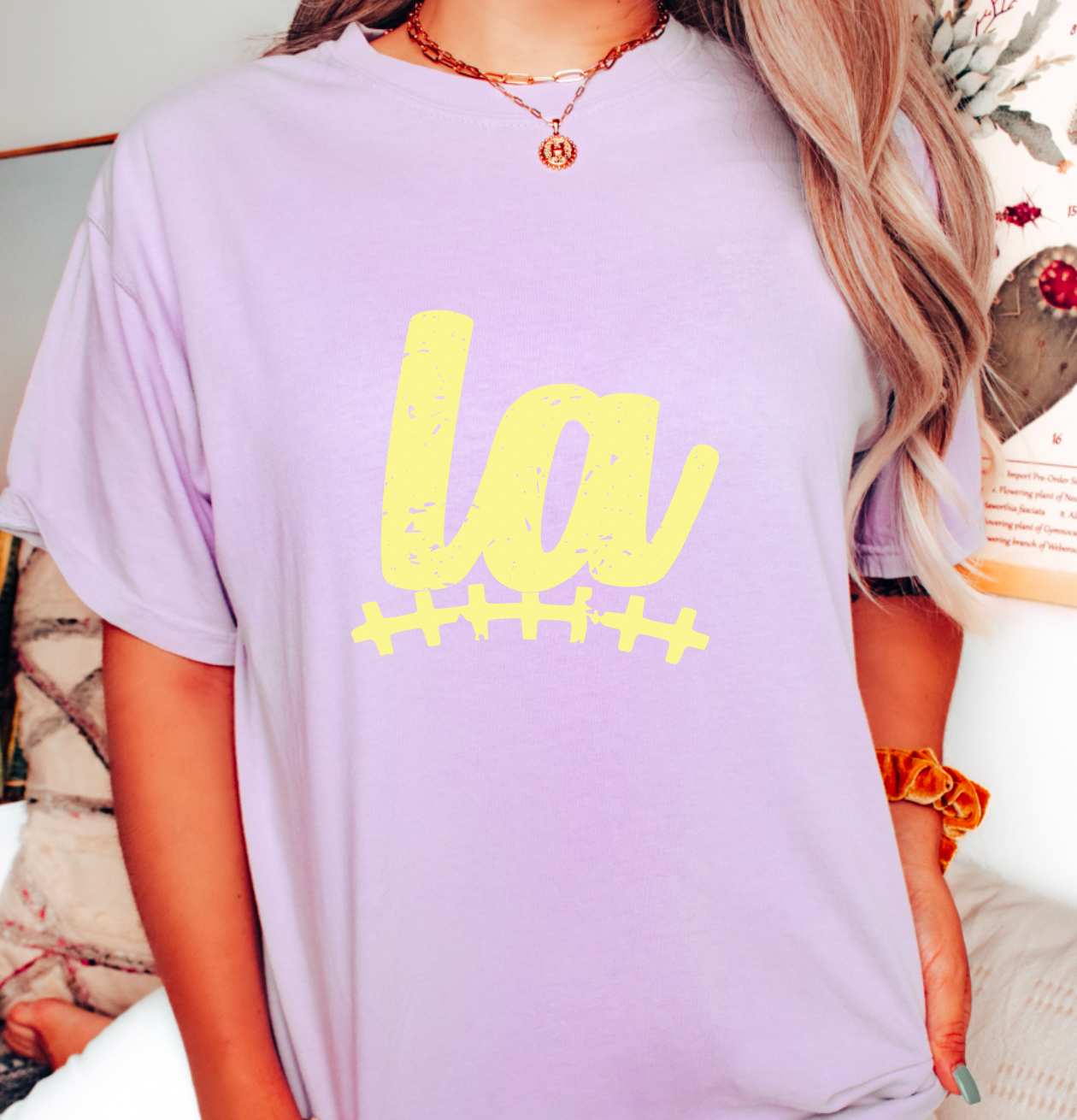 LSU Tigers Football Comfort Colors Tee
