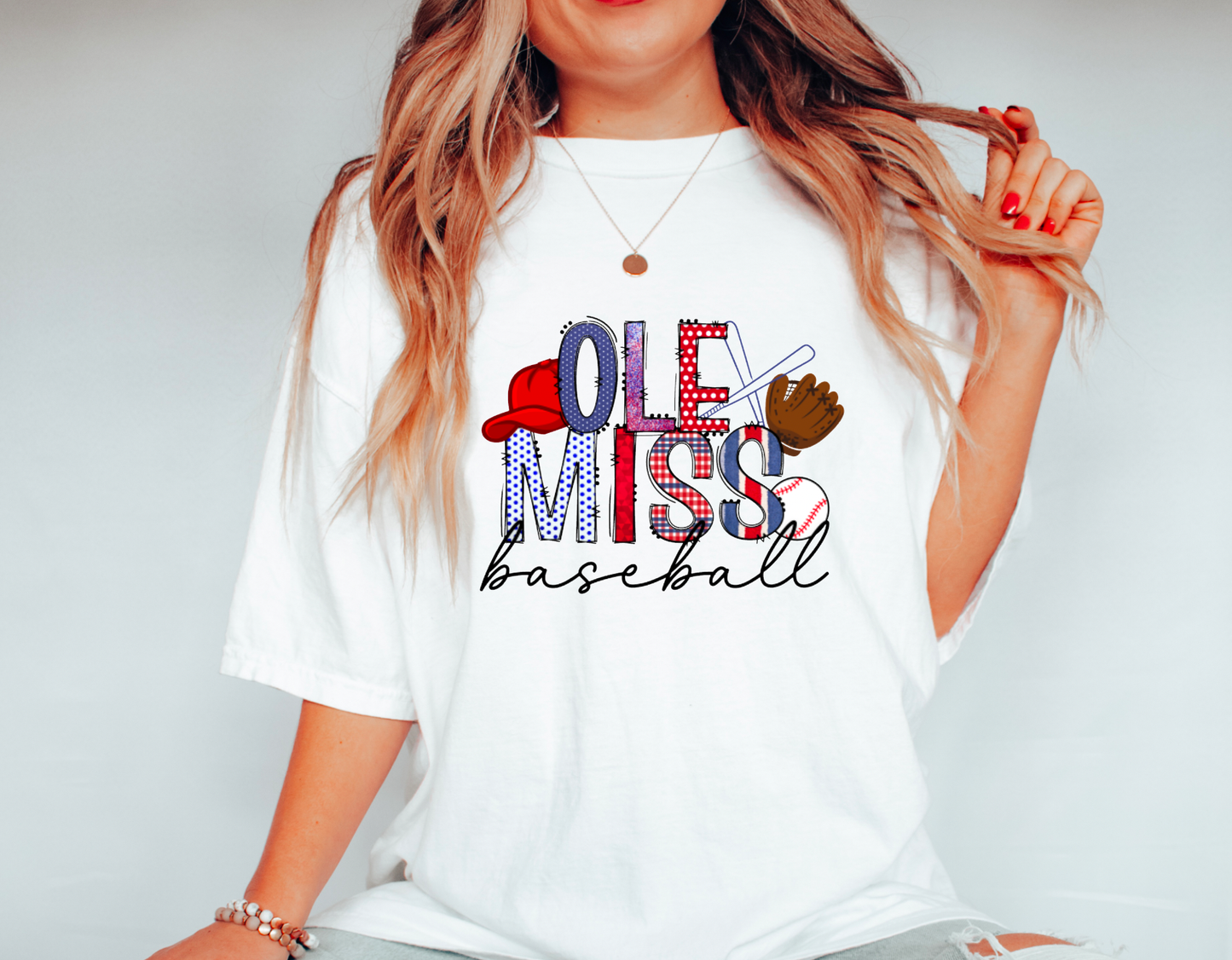 Ole Miss Baseball Gildan T-Shirt