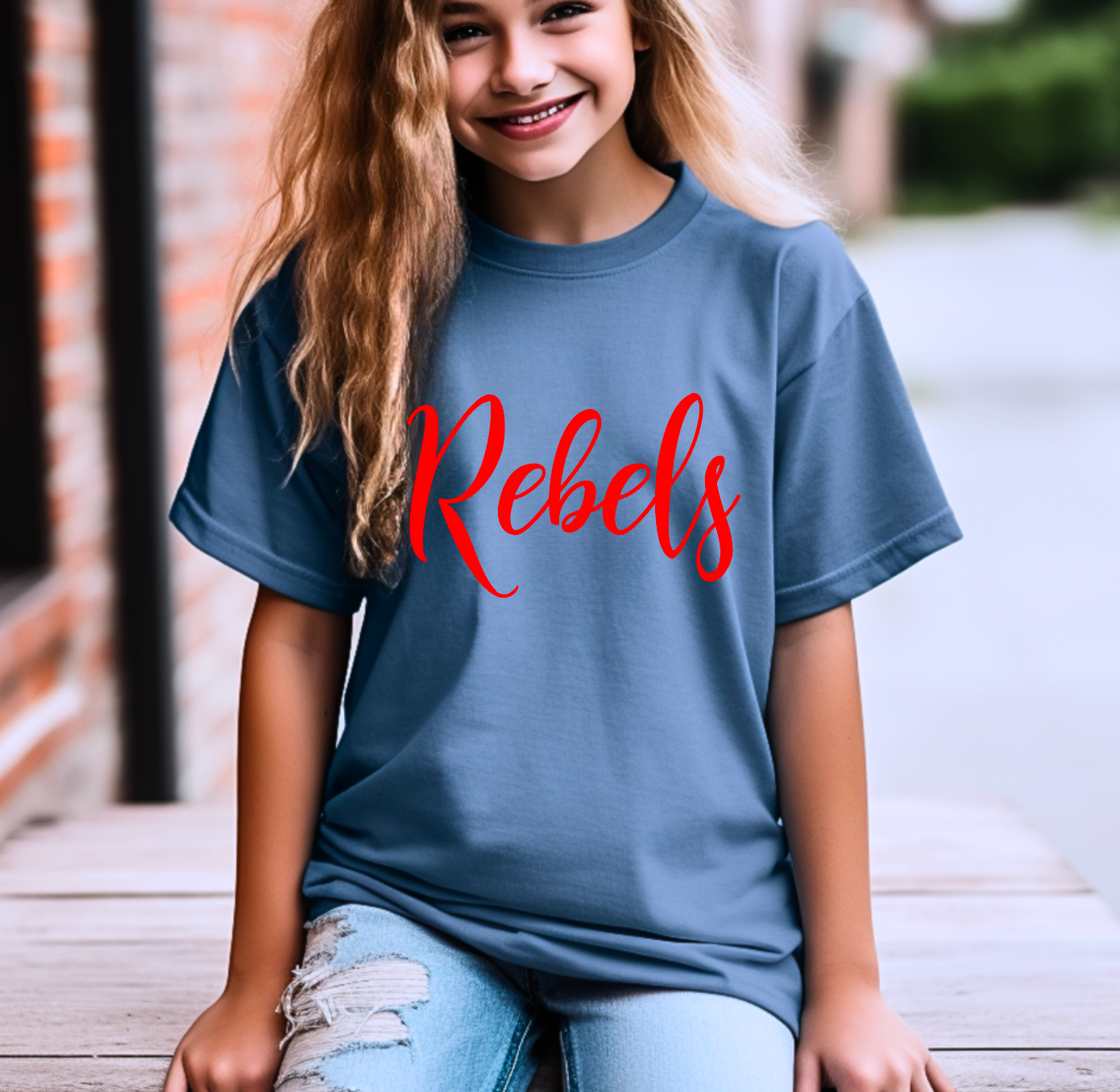 Ole Miss Rebels YOUTH Comfort Colors Tee