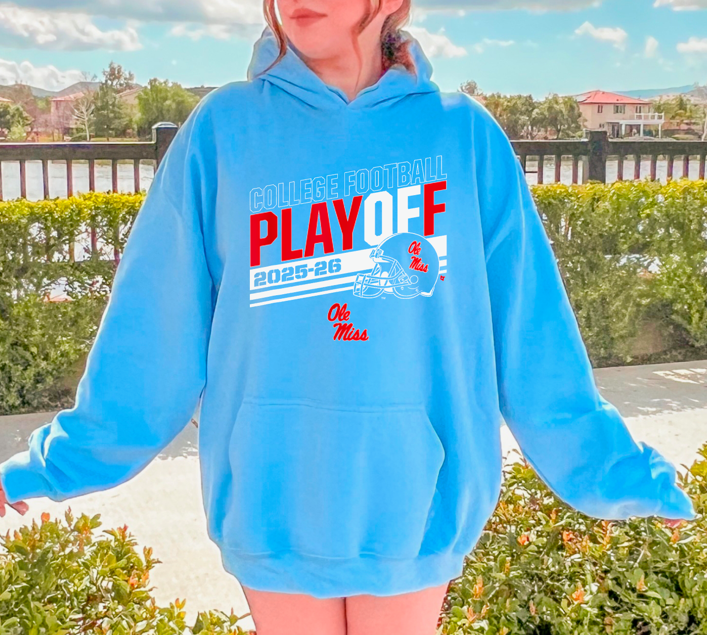 Ole Miss College Football Playoff Football Hoodie