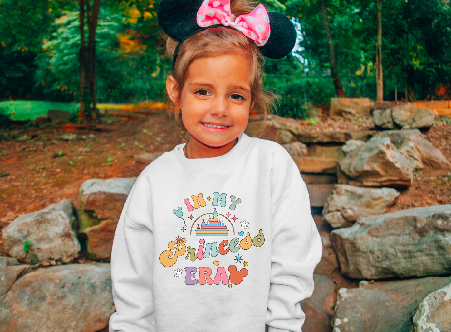 YOUTH Retro In My Princess Era Sweatshirt Vacation