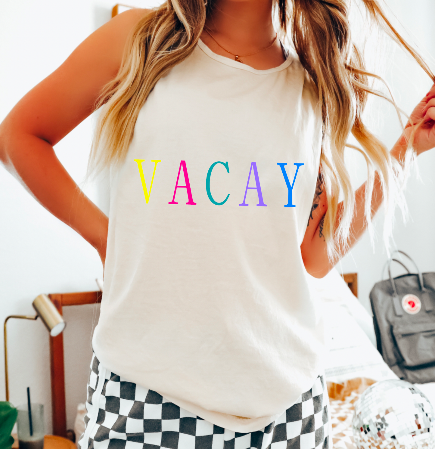 Trendy Vacay Tank Top | Summer Tee | Vacation | Tank Top