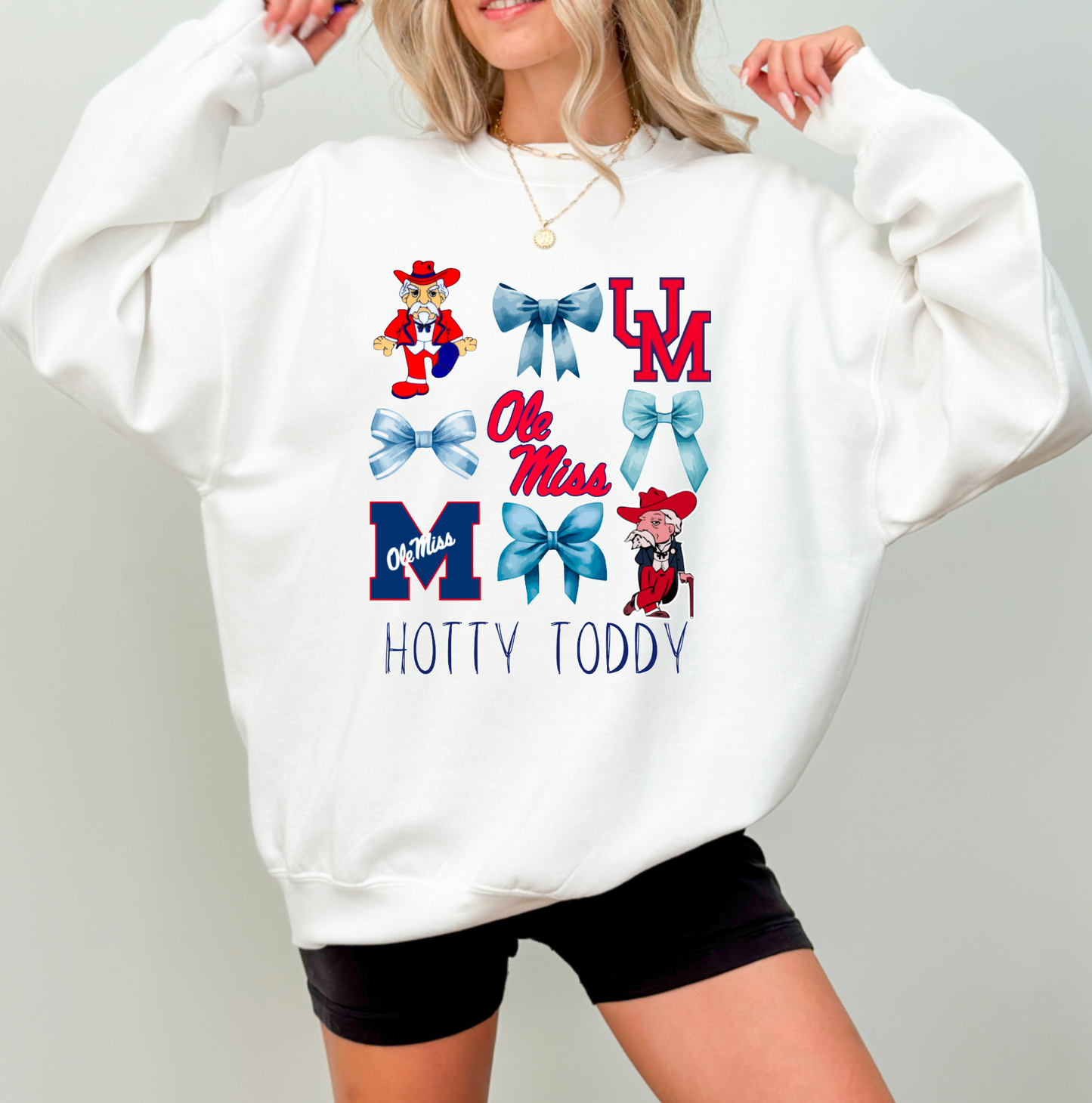 Ole Miss Coquette Sweatshirt Football