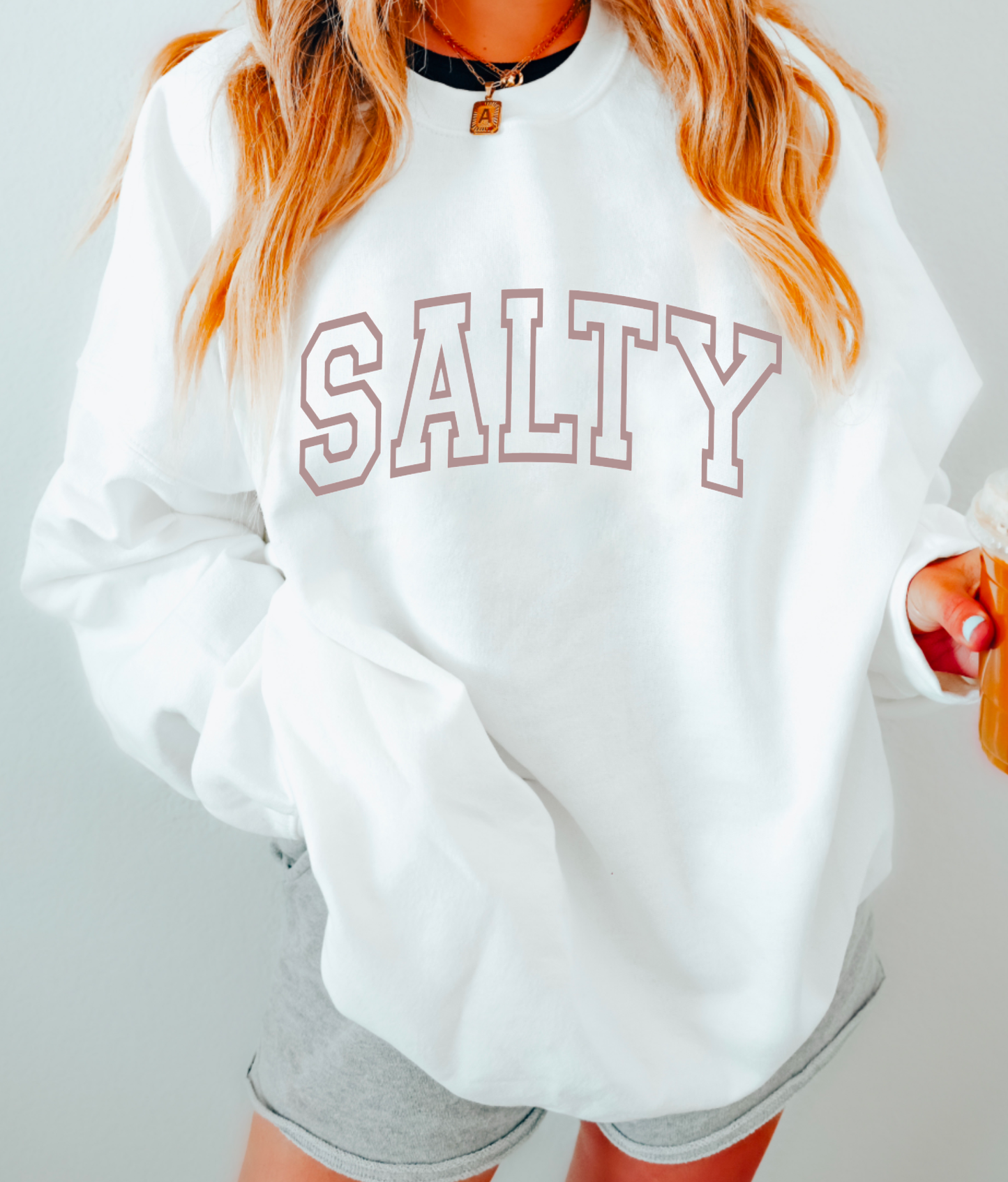 Salty Trendy Sweatshirt | Summer | Salty | Sweatshirts