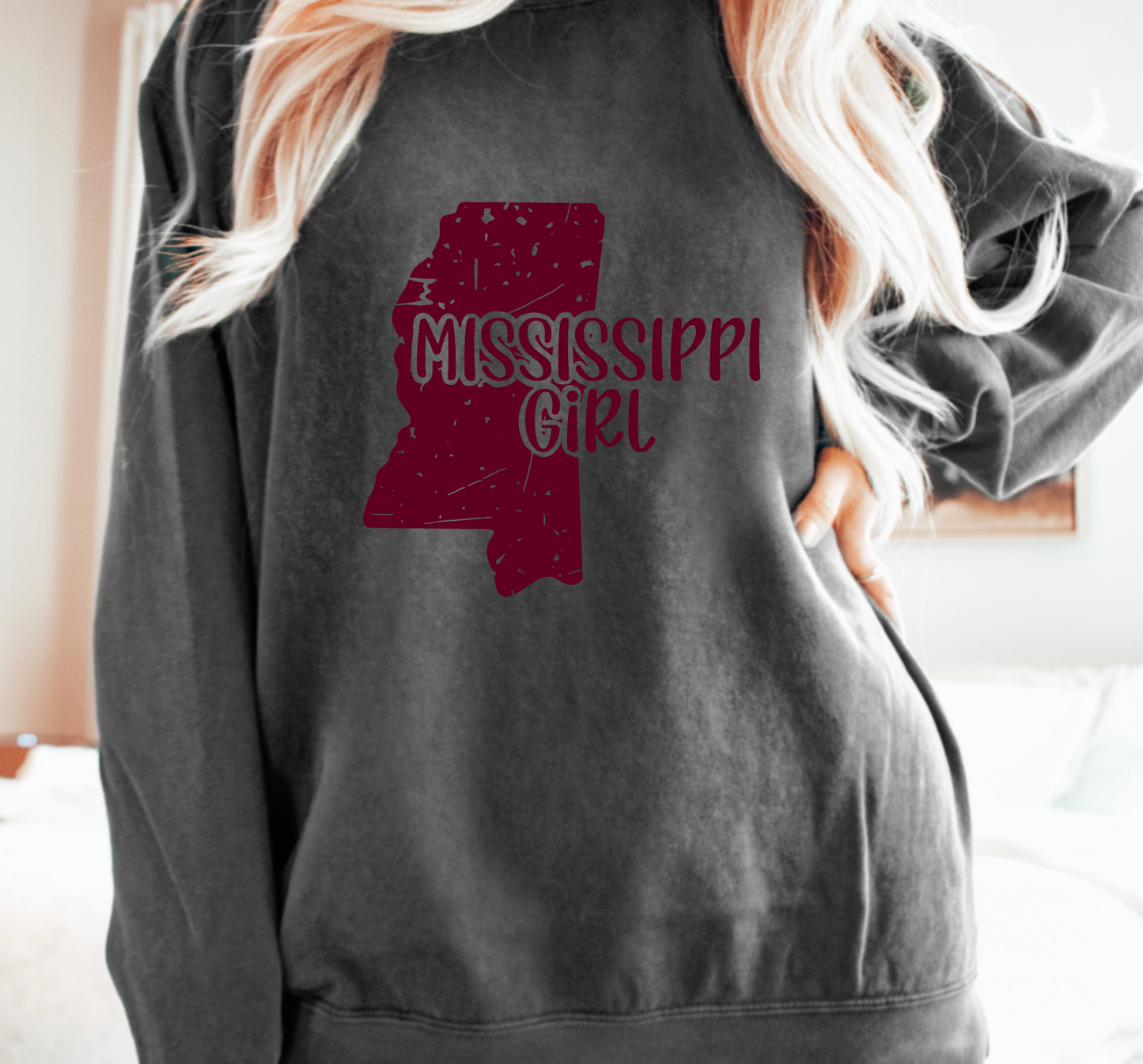 Mississippi Girl Comfort Colors Sweatshirt