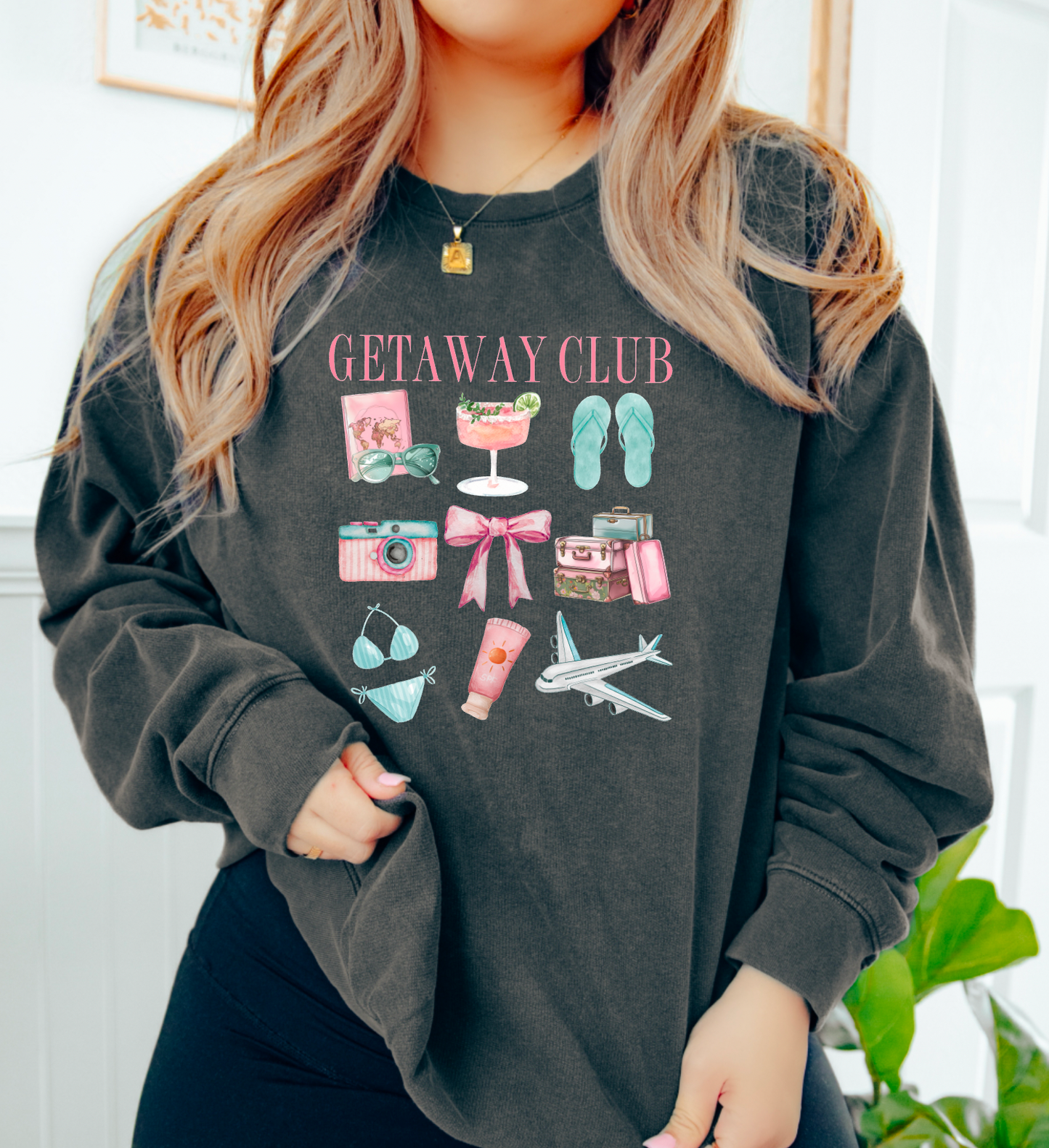Vacay Club Coquette Sweatshirt Vacation