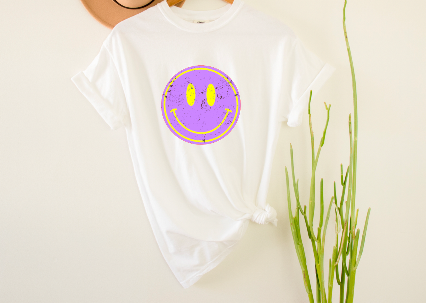 LSU Tigers Smiley Face Comfort Colors Tee Football Tees