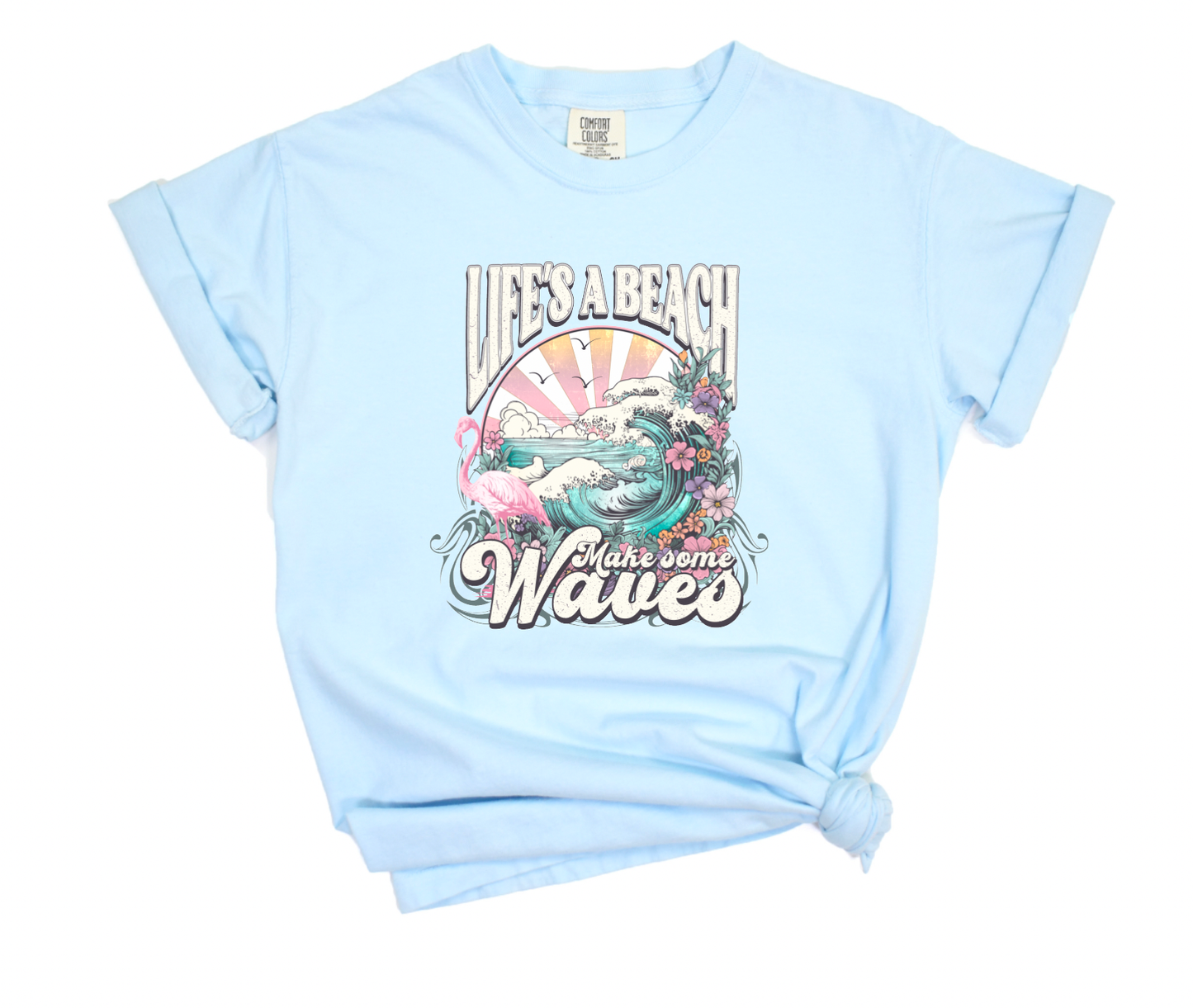 Life's A Beach Graphic Tee |Summer Graphic Tee| Beach Tees