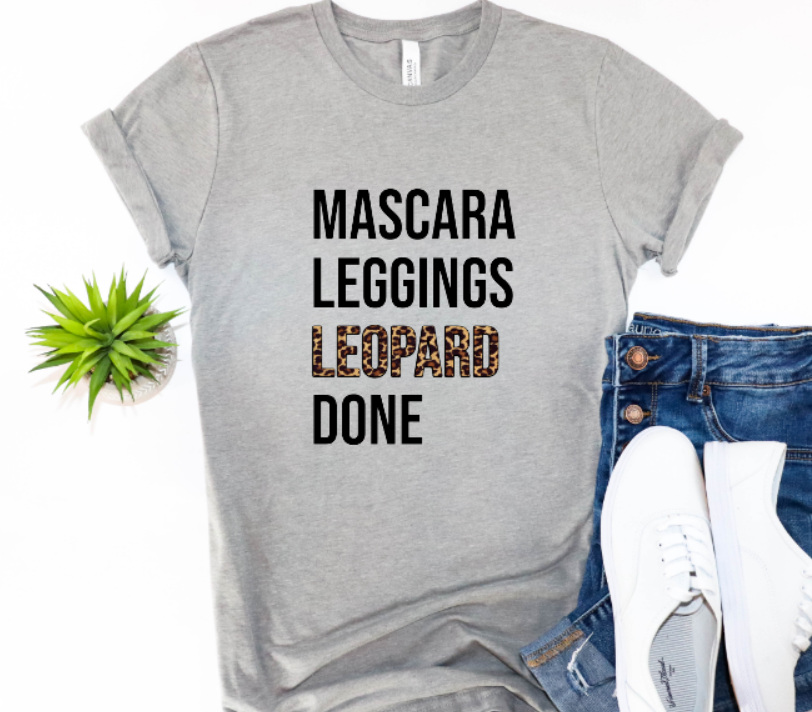 Mascara Leopard Done Tee