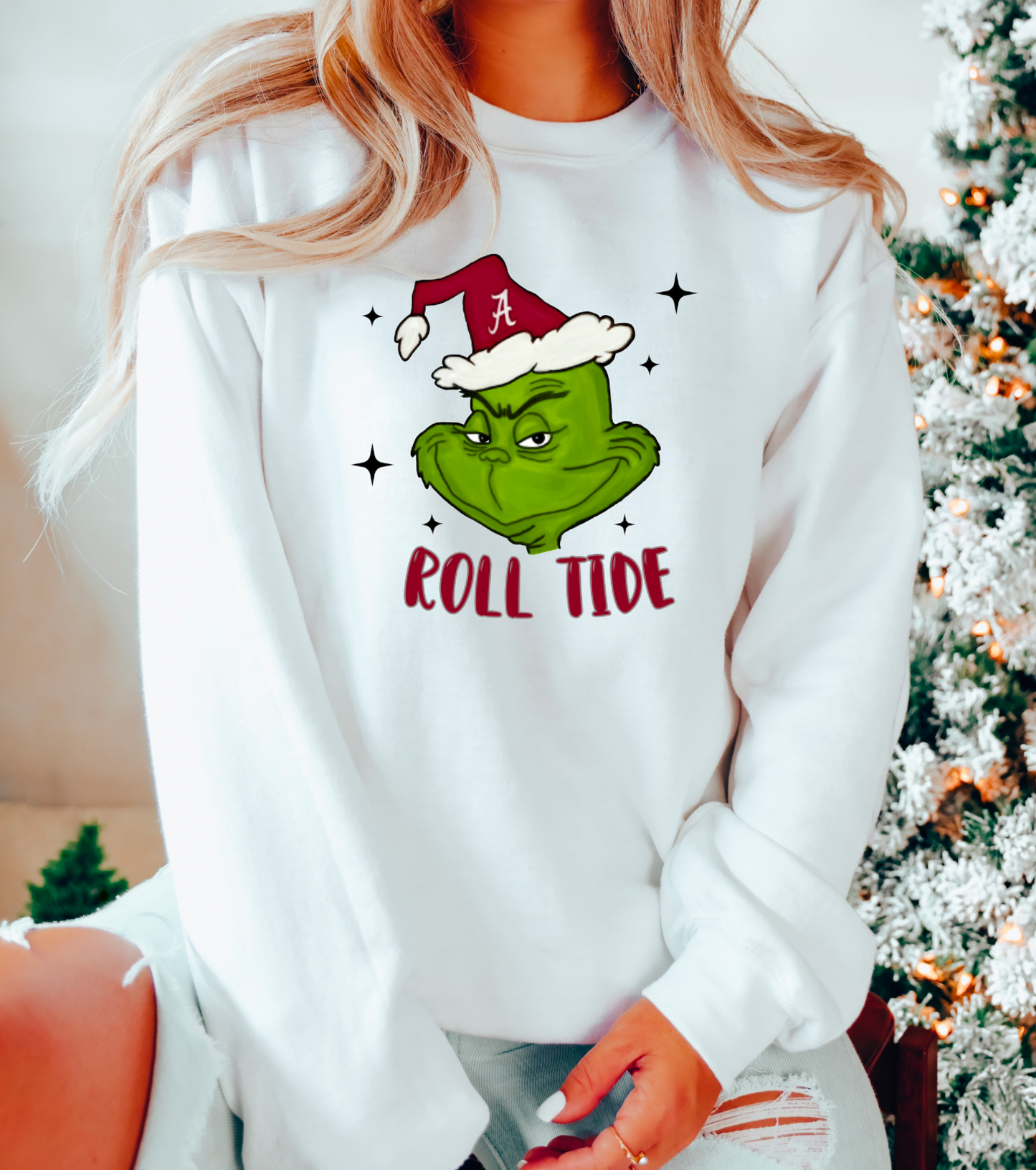 Alabama Roll Tide Grinch Gildan Sweatshirt