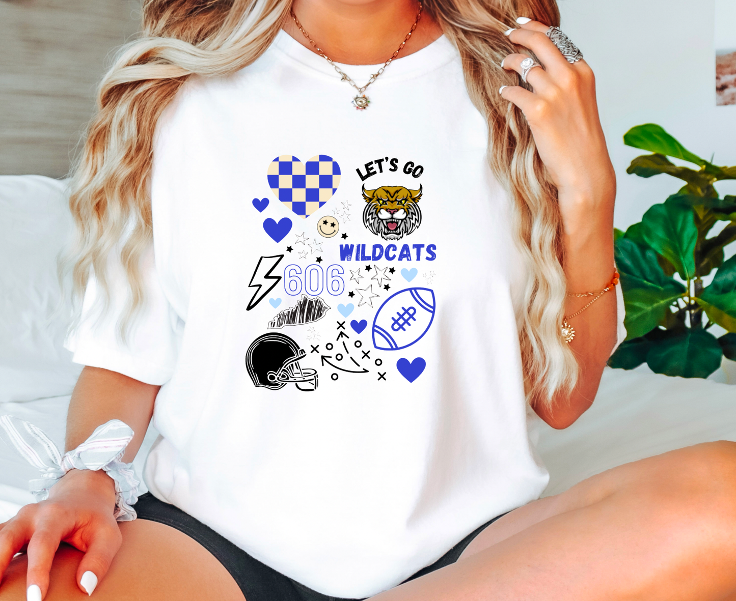 Retro Kentucky Wildcats Graphic Tee Game Day Tees