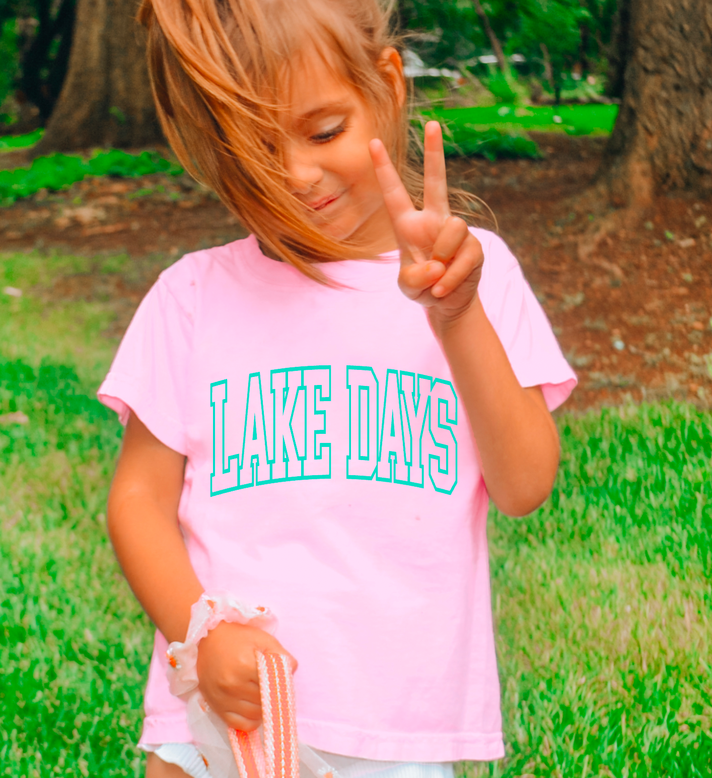 YOUTH Lake Days Graphic Tee Kids T-Shirt Summer Tee