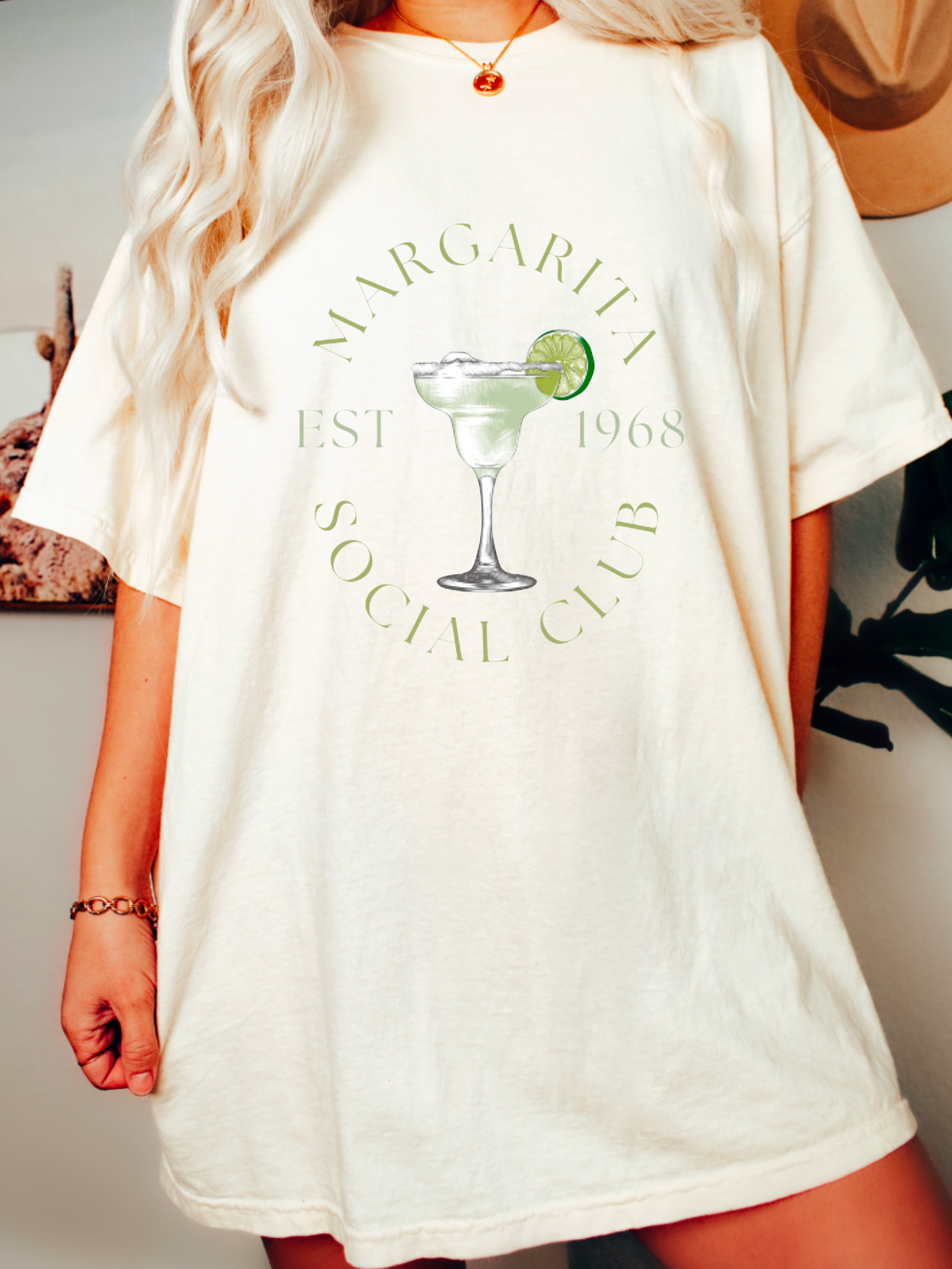 Margarita Social Club Graphic Tee Preppy