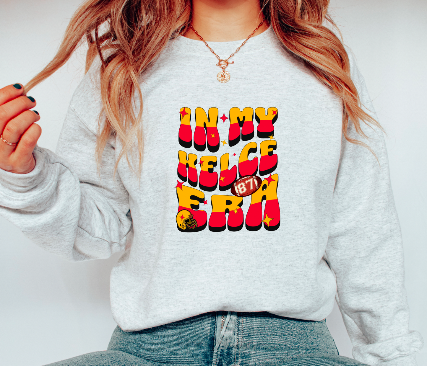 In My Kelce Era Gildan Sweatshirt Kansas City Football