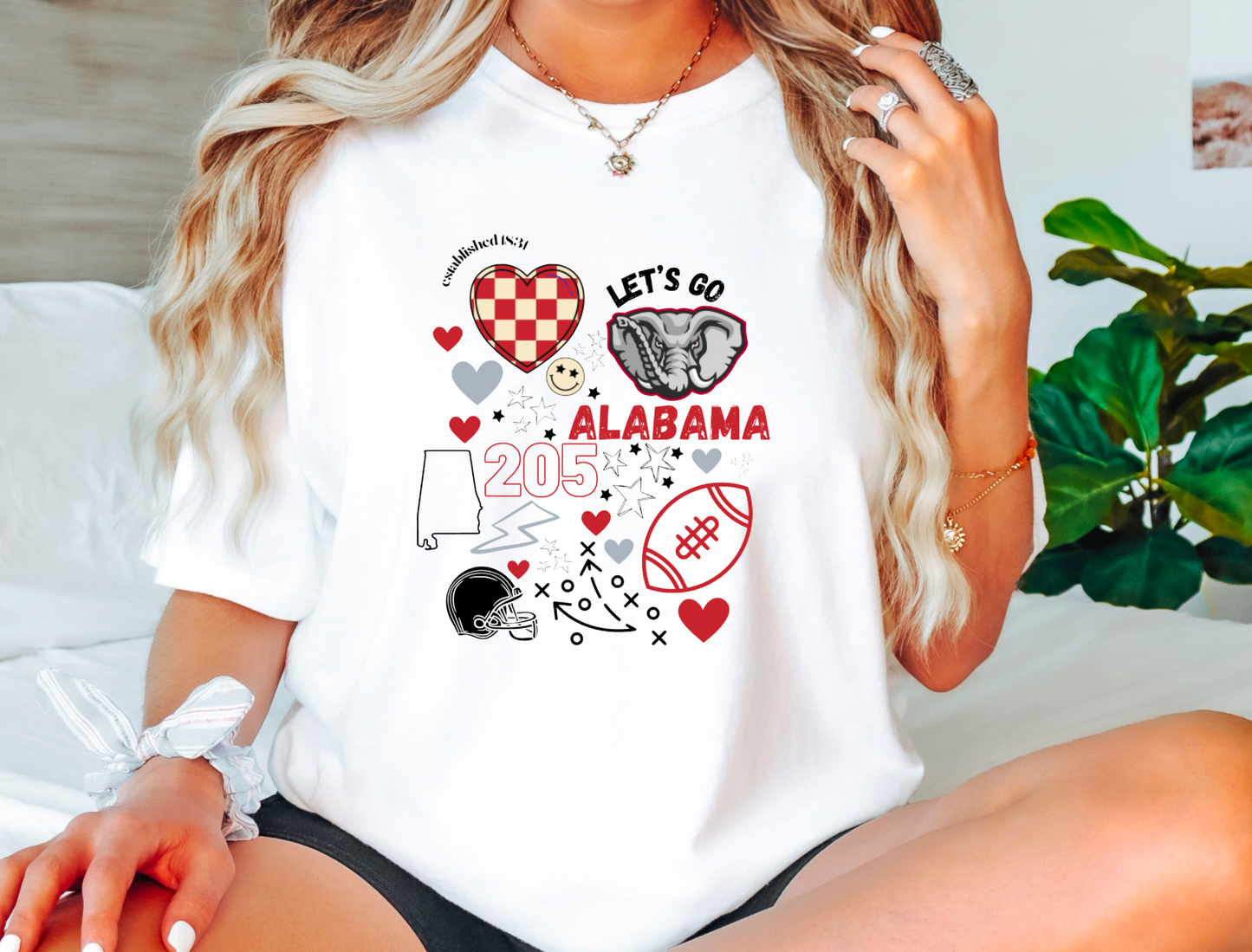Retro Alabama Crimson Tide Graphic Tee