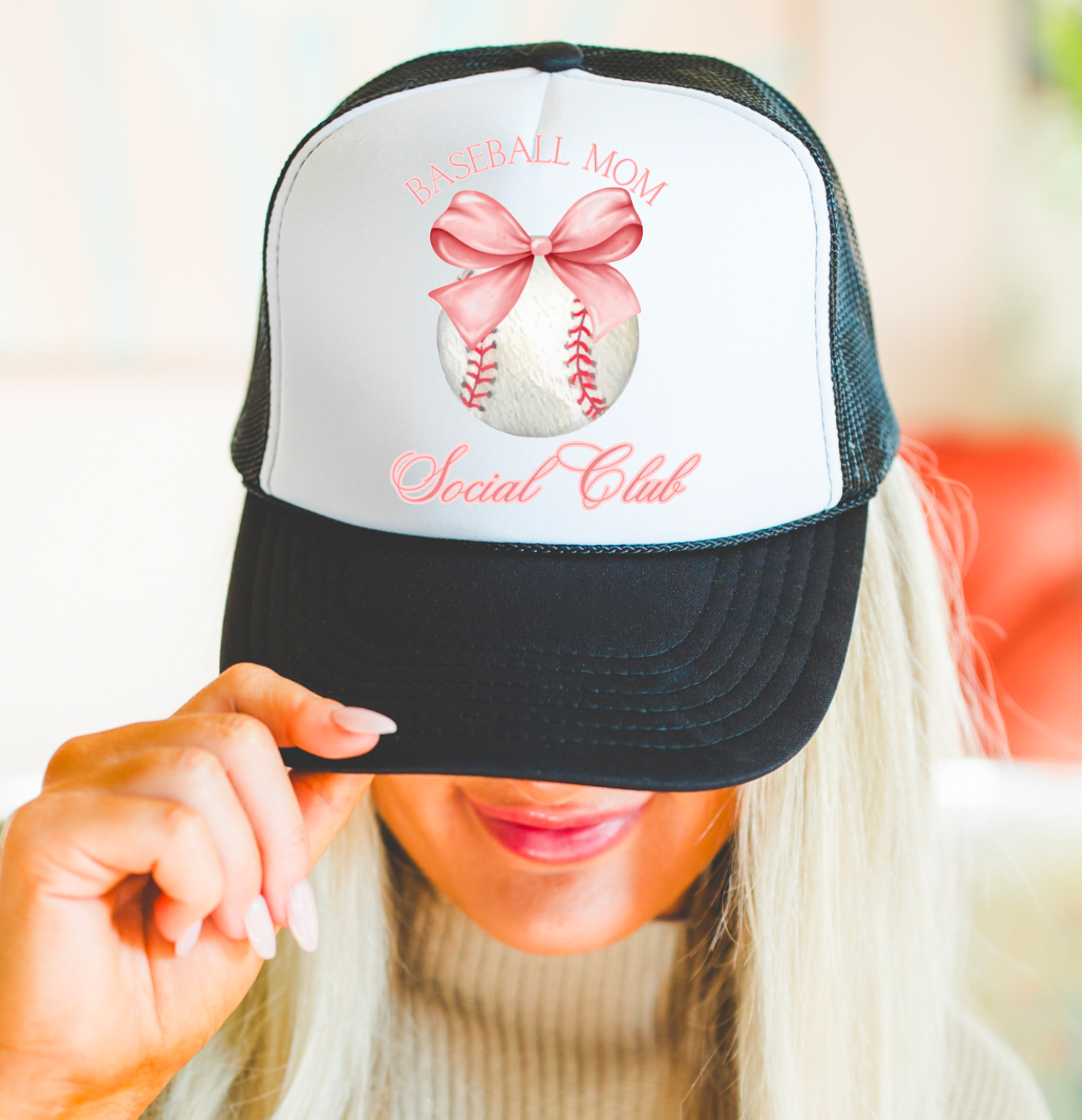 Coquette Baseball Mom Social Club Trucker Hat | Baseball