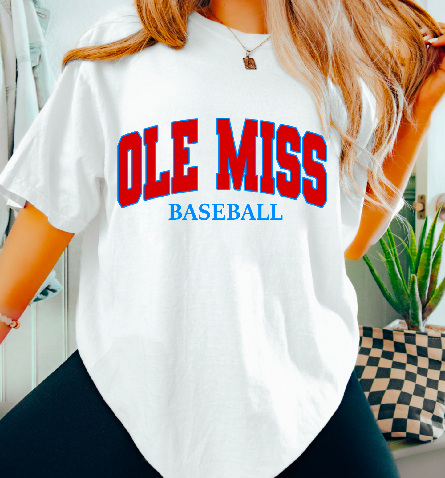 Ole Miss Rebels Baseball Graphic Tee Baseball Mississippi