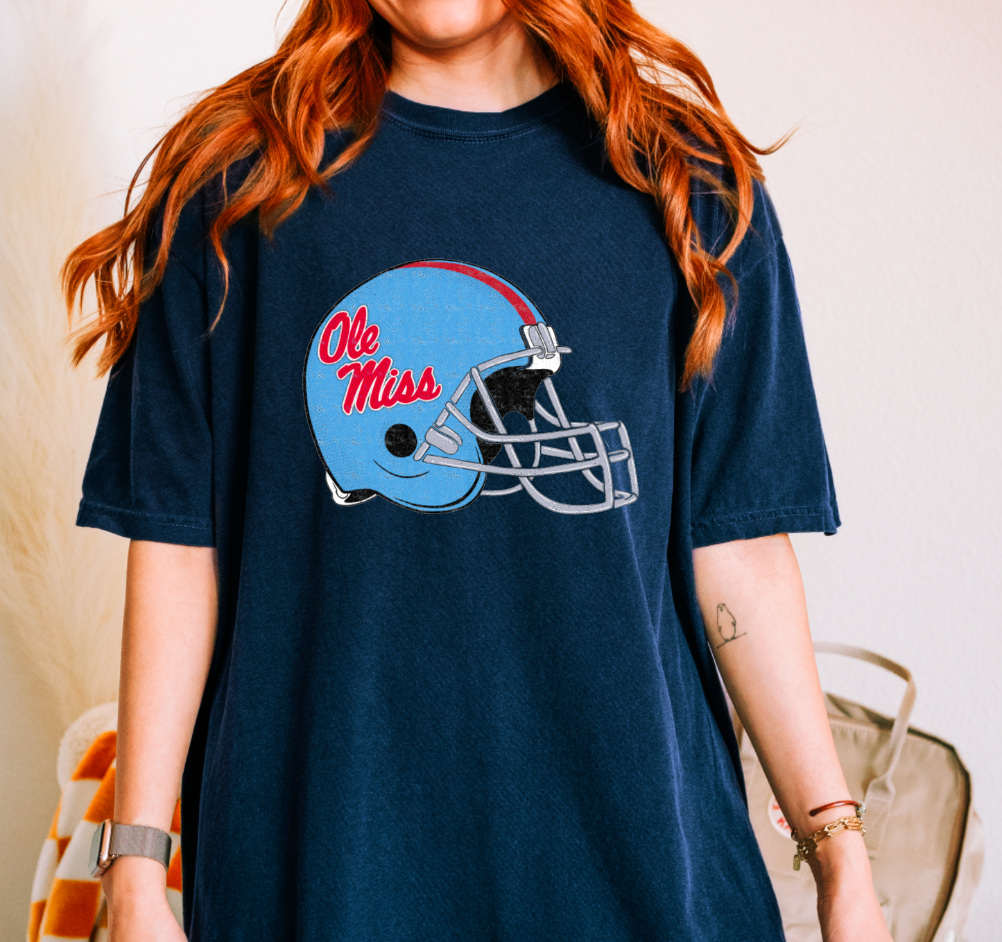 Ole Miss Rebels Helmet Comfort Colors Tee