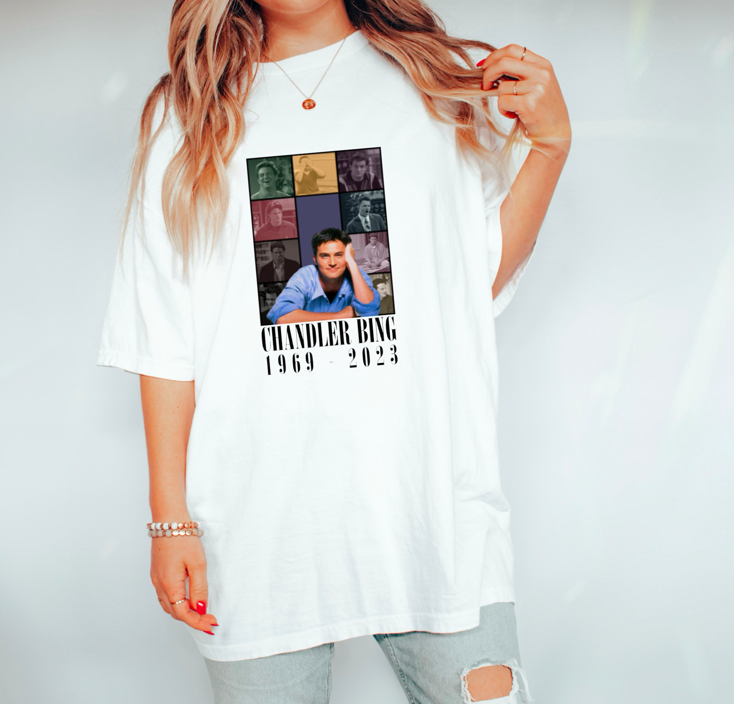 Matthew Perry Tribute Gildan Tee Friends Tv Show Tees