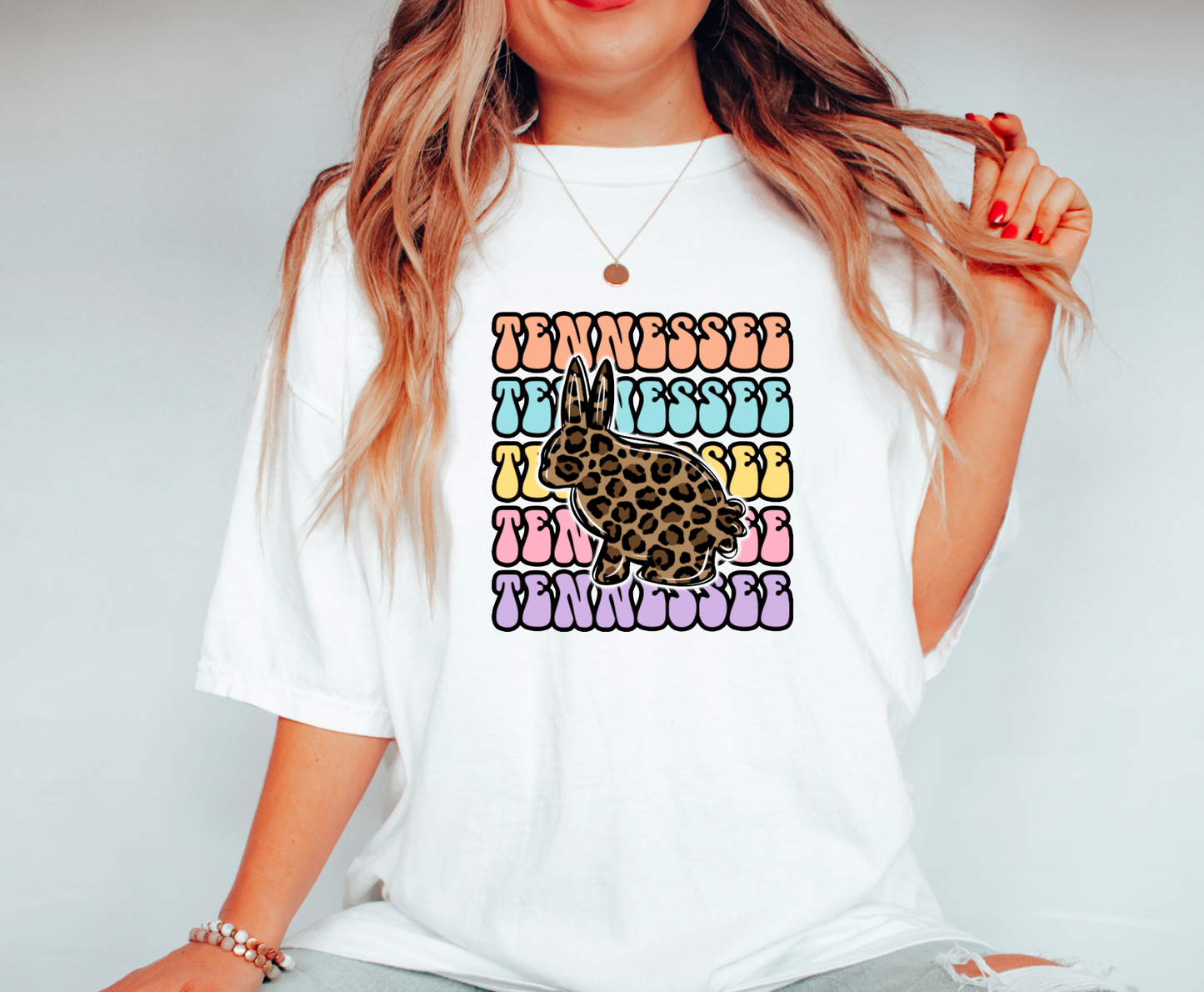 Tennessee Easter Stacked Gildan Tee