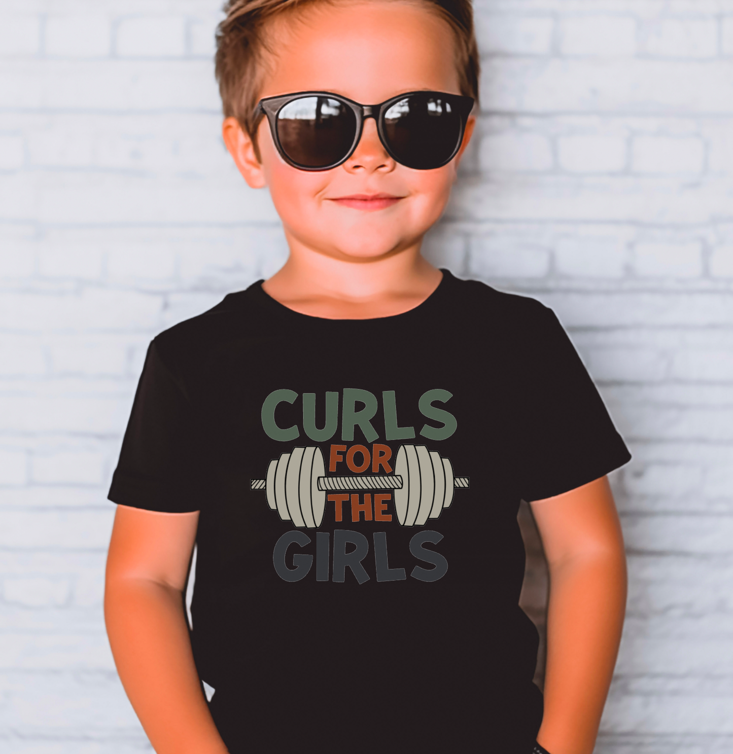 Curls For The Girls Toddler Gildan Graphic Tee