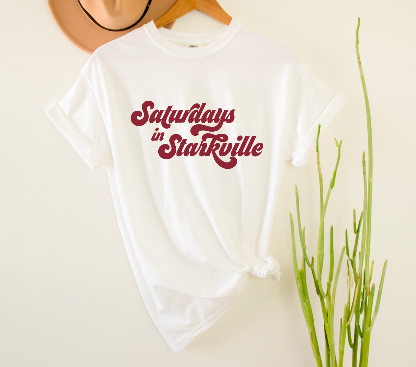 Saturdays In Starkville Comfort Colors Tee Mississippi Tees