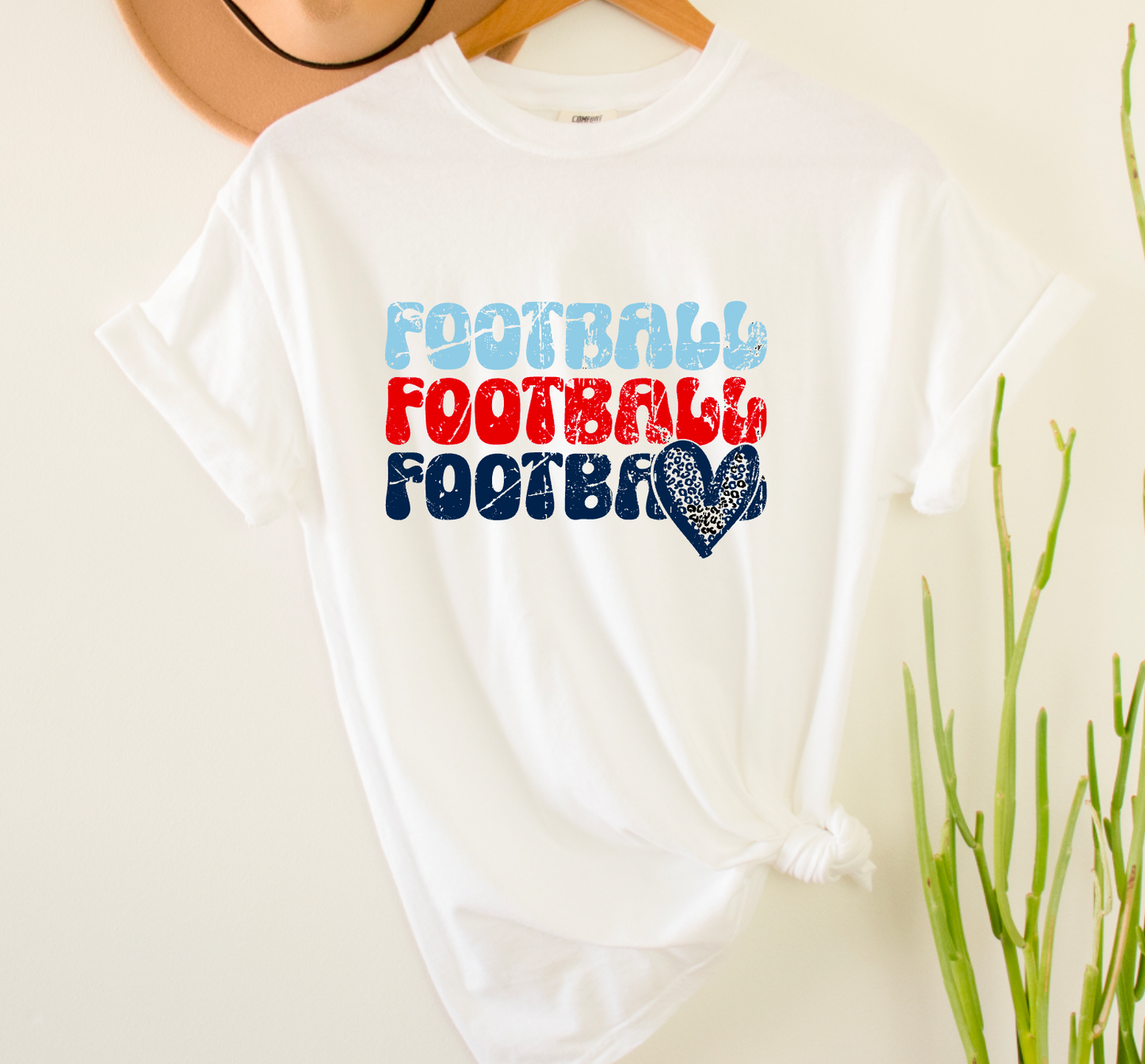 Ole Miss Football Comfort Colors Tee