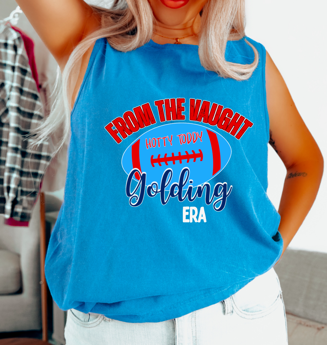 From The Vaught Golding Era Tank Ole Miss Rebels