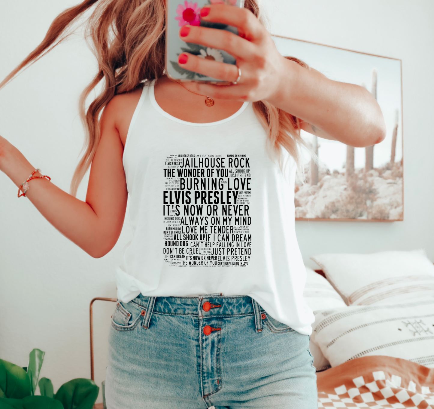 Elvis Presley Greatest Hits Tank Top |Elvis| Rock & Roll