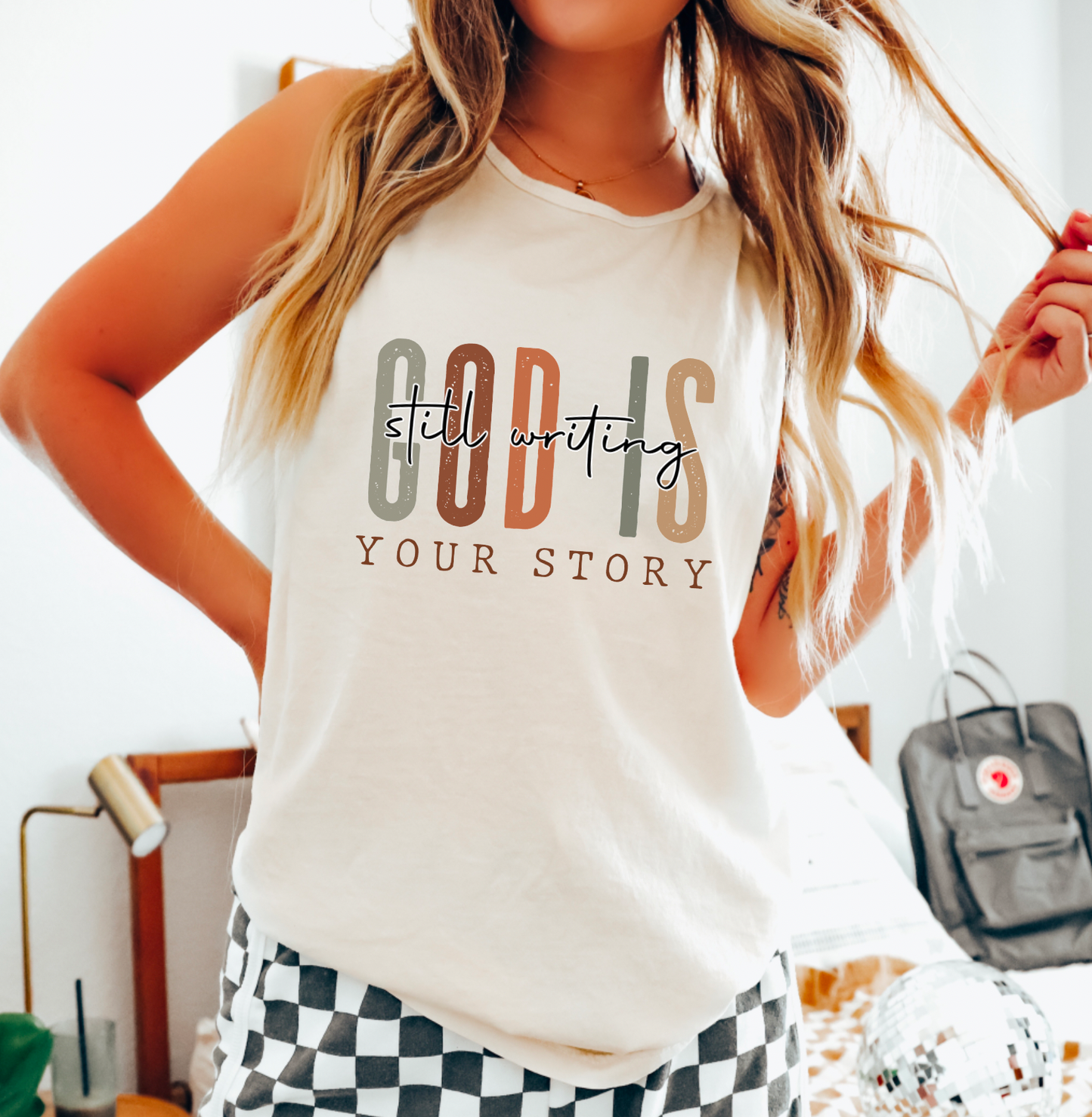 Boho God Is Still Writing Your Story Comfort Colors Tank Top