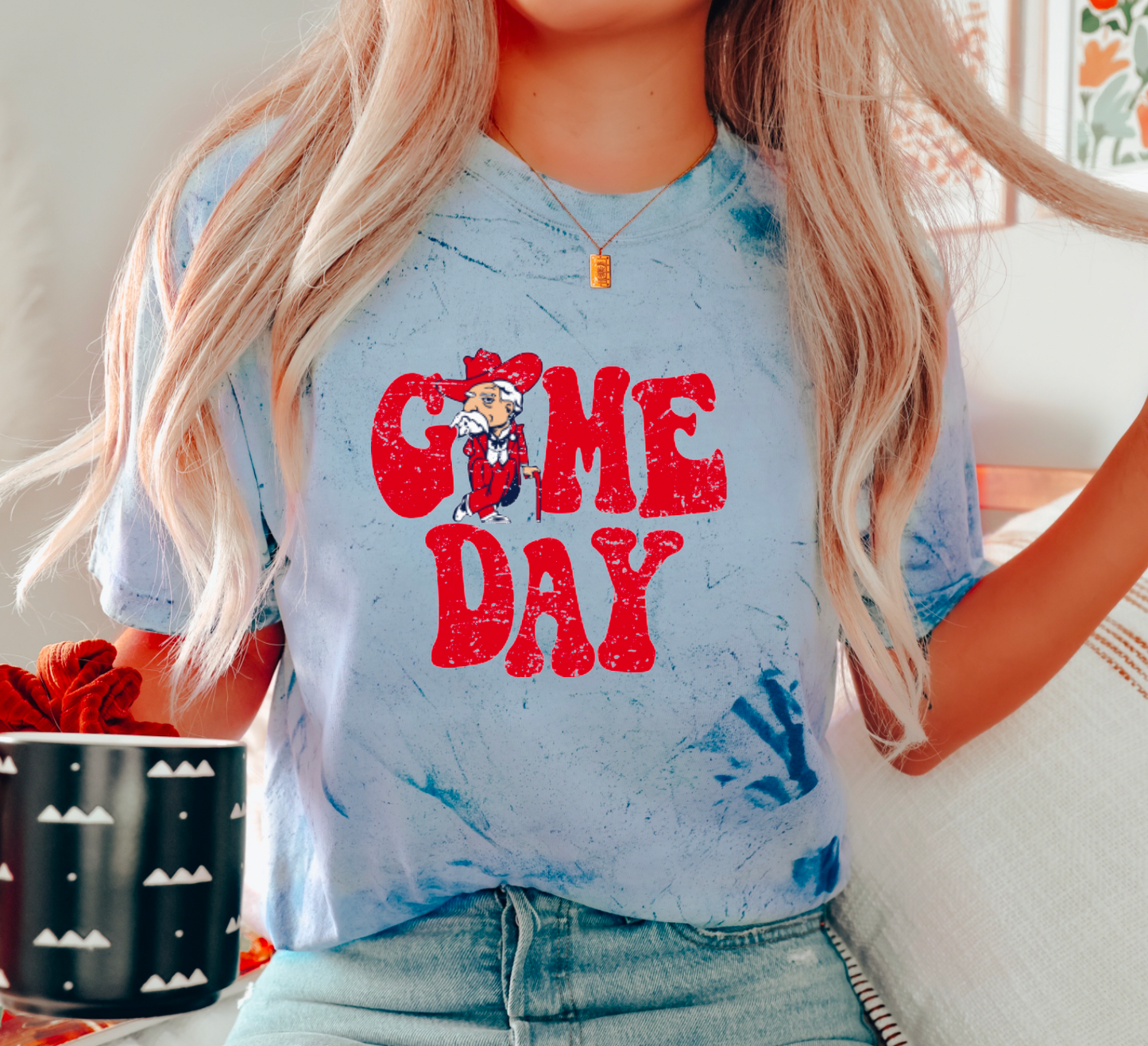 Ole Miss Game Day Color Blast Graphic Tee