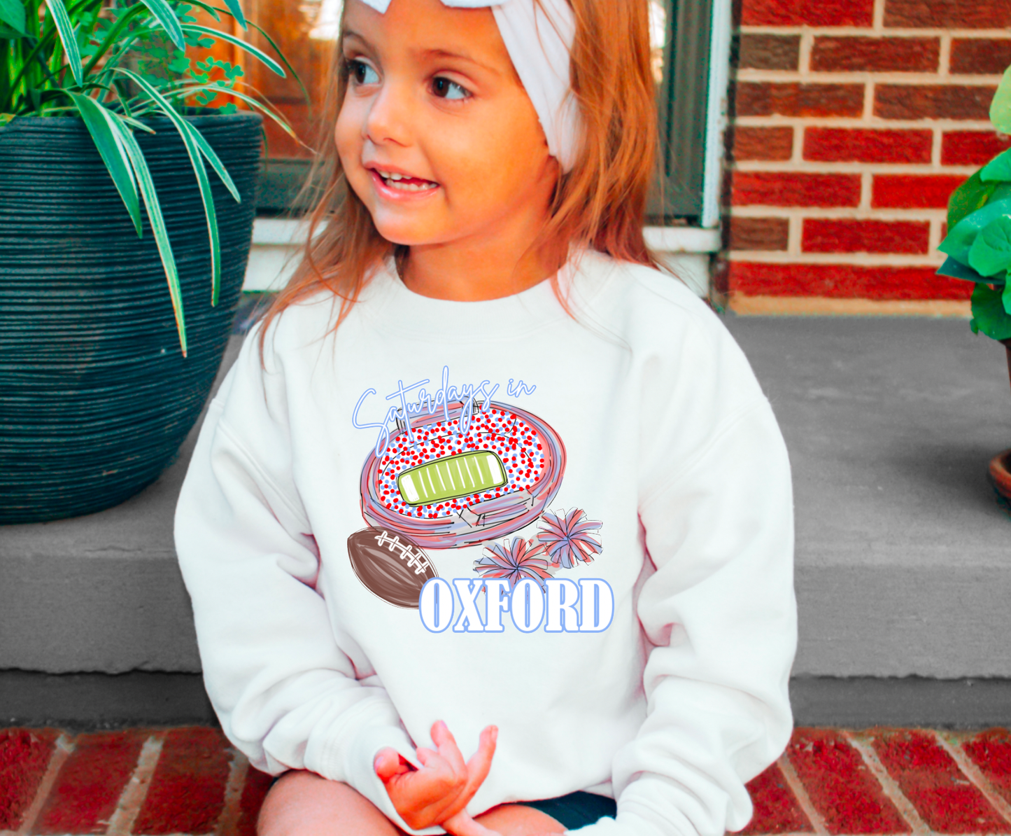 YOUTH Saturday’s In Oxford Sweatshirt Ole Miss Kids