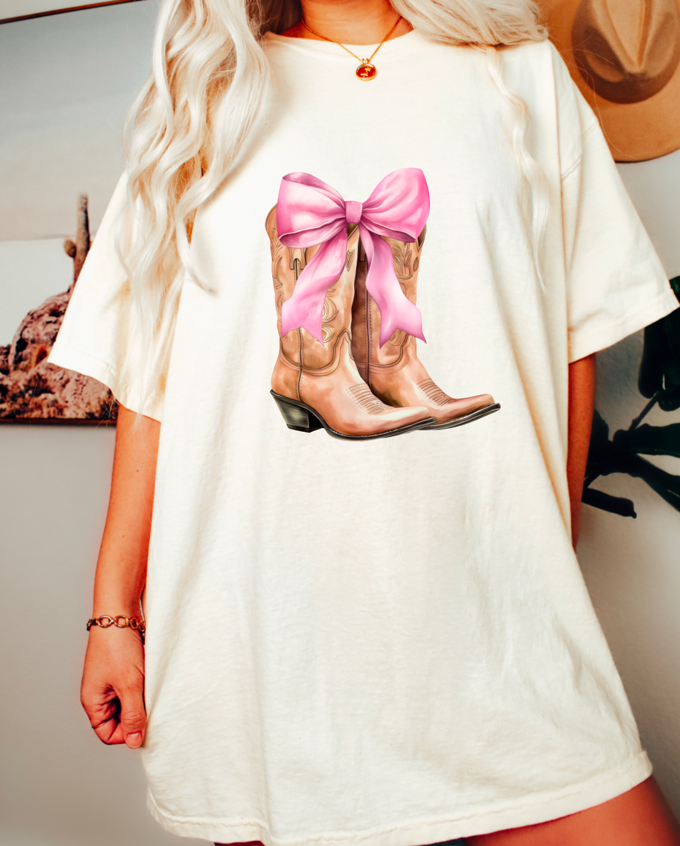 Coquette Western Cowgirl Boots Graphic Tee | Western