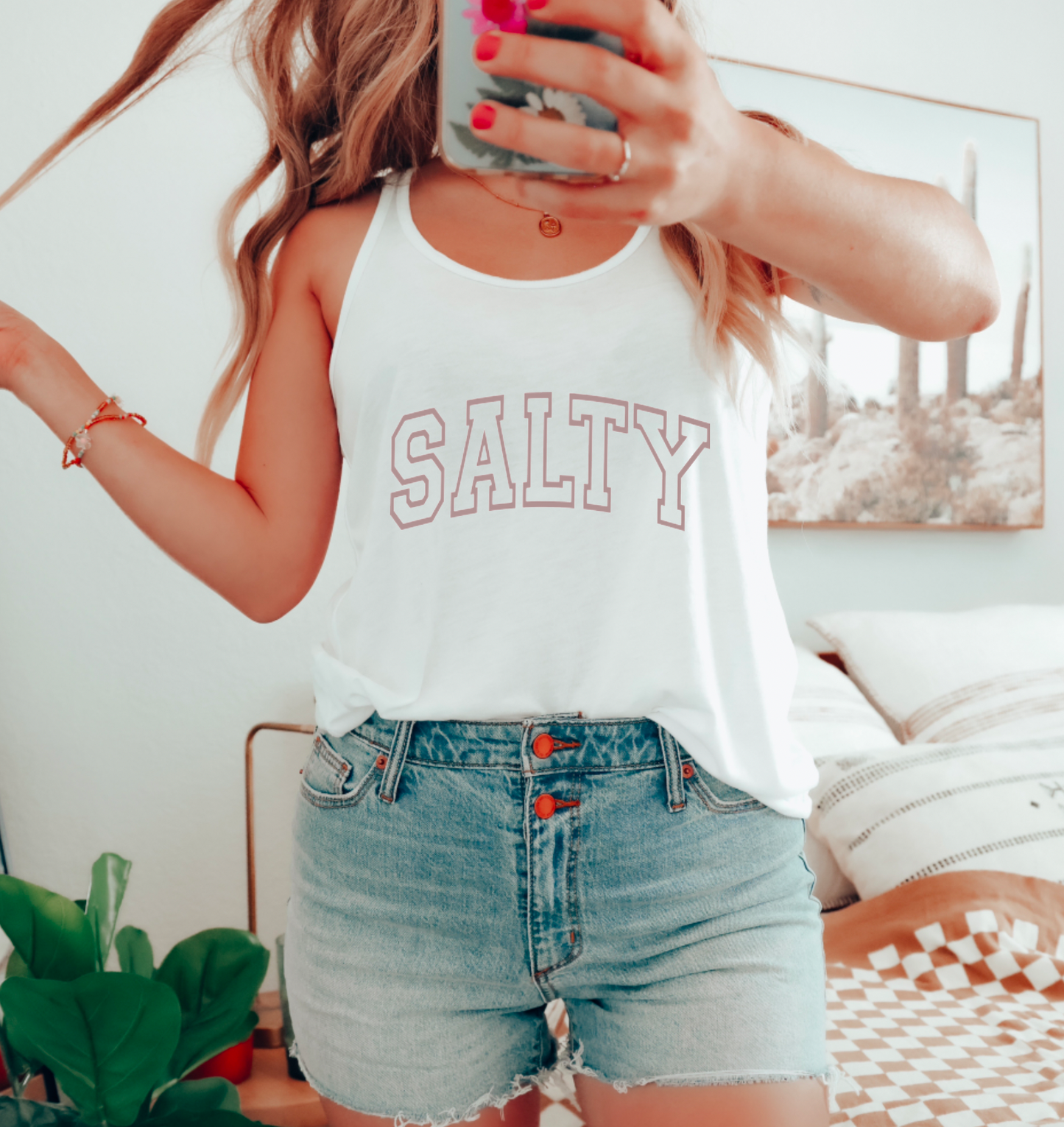 Salty Trendy Tank Top | Summer Tank Top | Salty