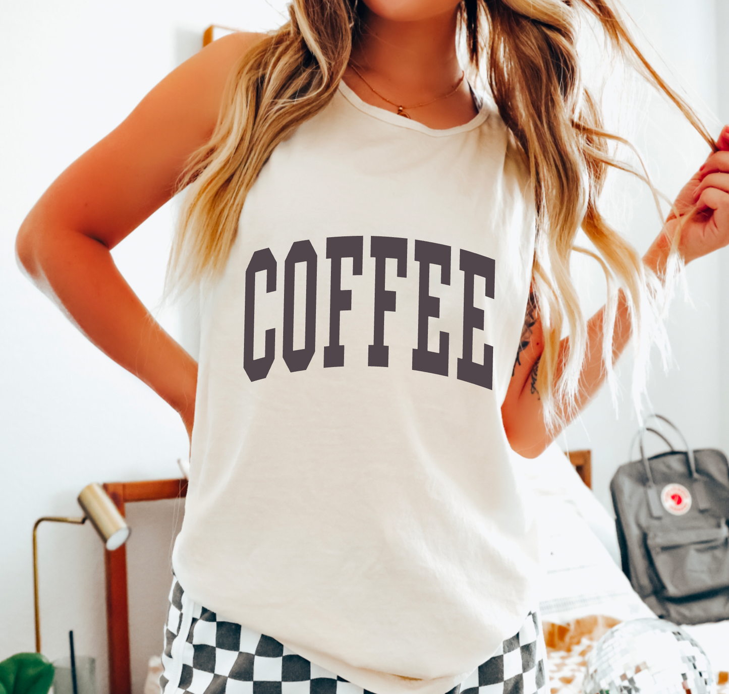 Coffee Comfort Colors Tank Top