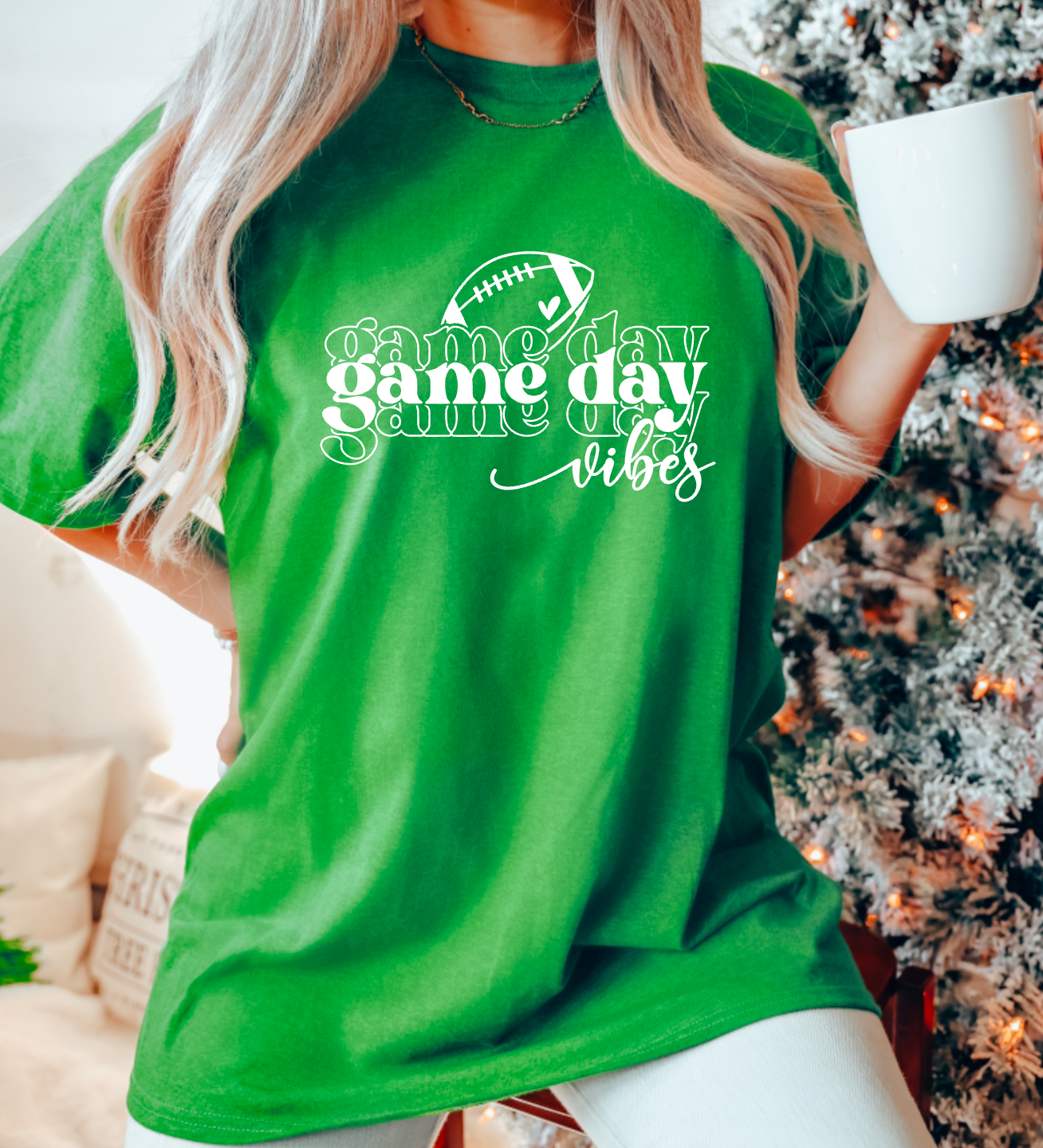 Game Day Vibes Football Graphic Tee | T-Shirts