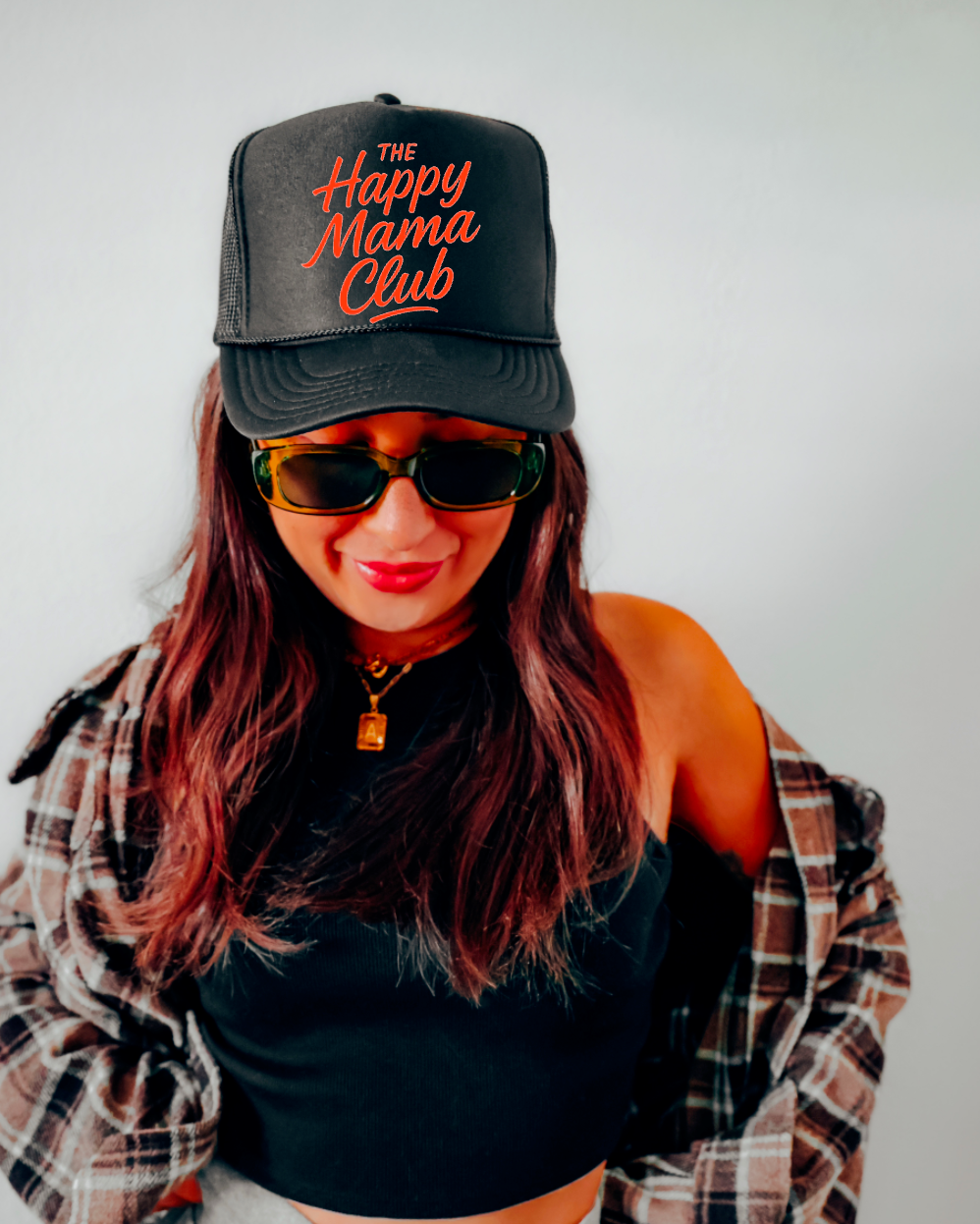 Preppy The Happy Mama Club Trucker Hat