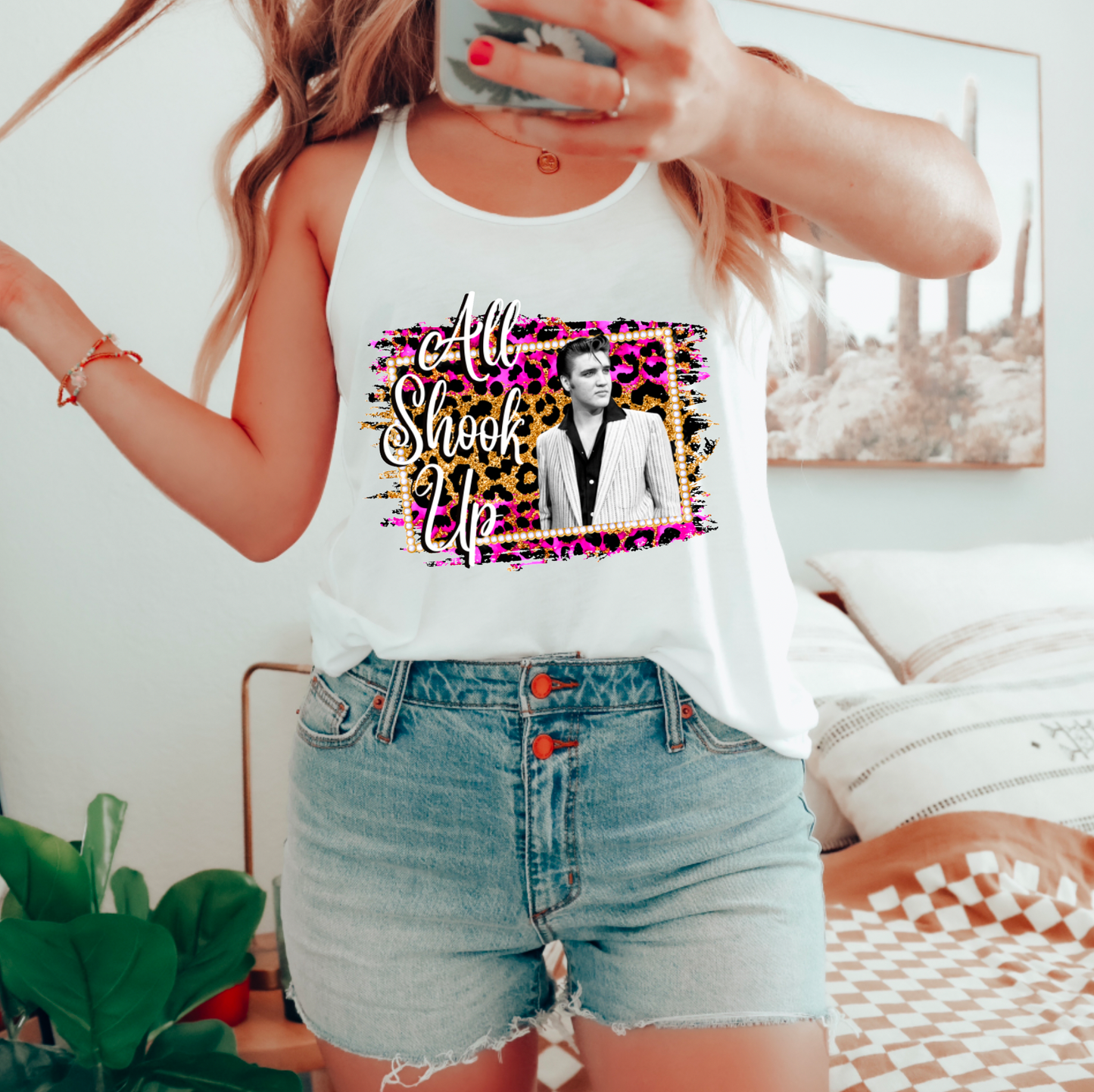 All Shook Up Elvis Tank Top
