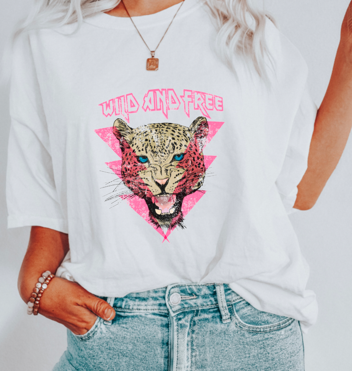 Wild & Free Retro Comfort Colors Tee
