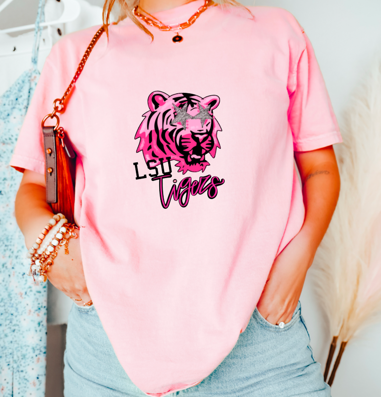 LSU Tigers Preppy Graphic Tee