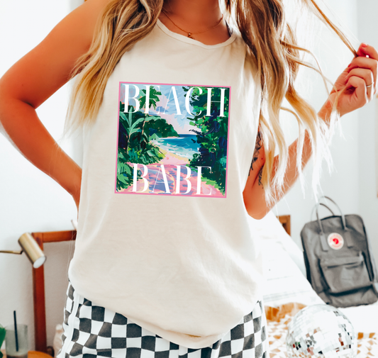 Preppy Beach Babe Tank Top Summer Women's Tank
