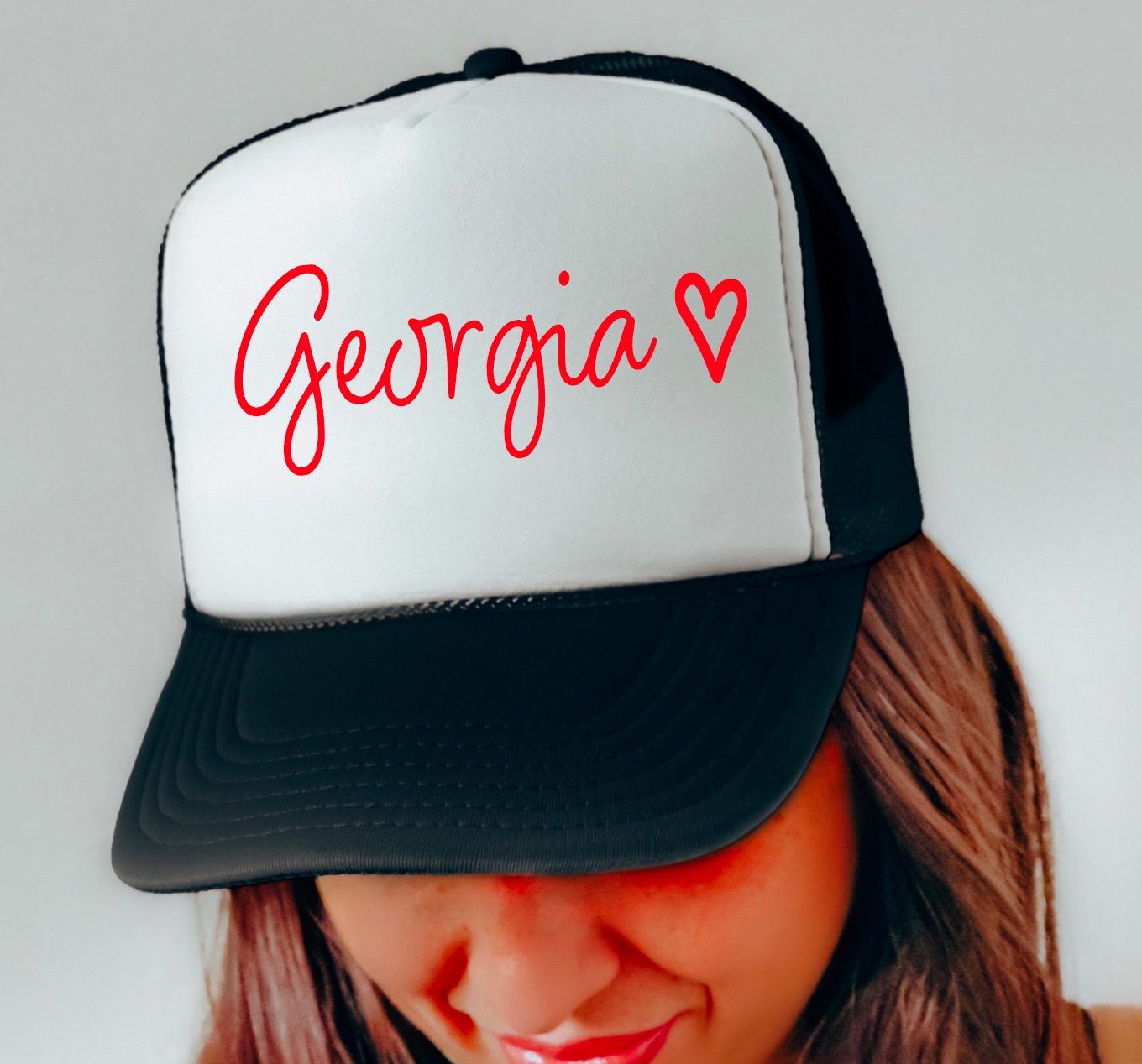Georgia Bulldogs Heart Baseball Cap