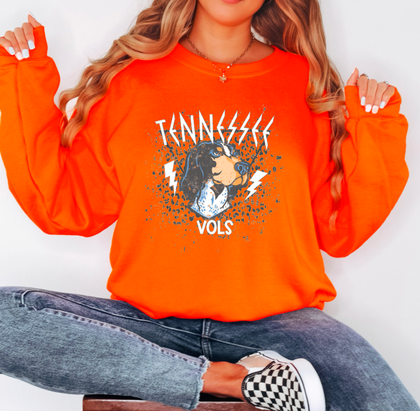 Tennessee Vols Football Rocker Crewneck Sweatshirt